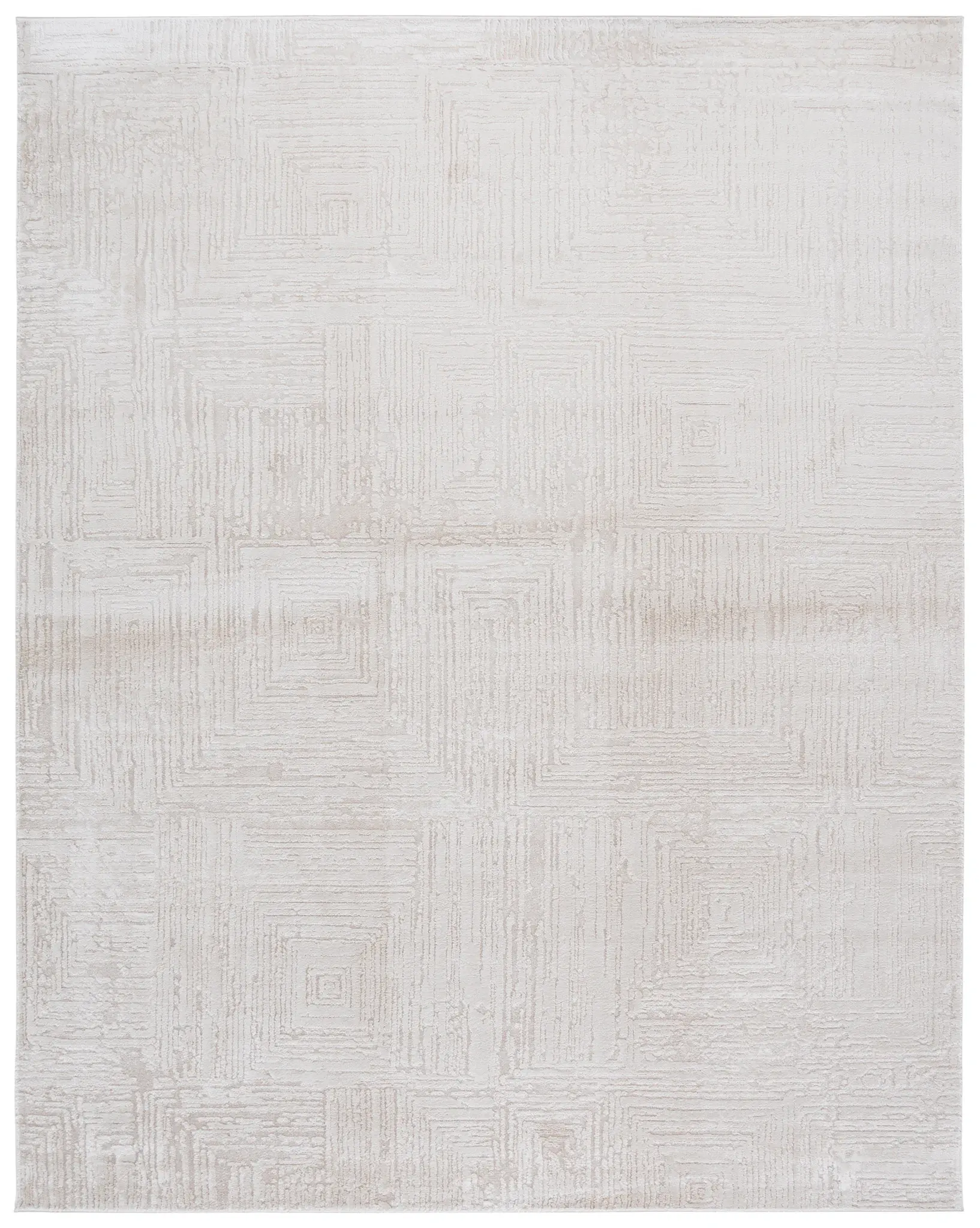 Whisper Concentric Square Rug