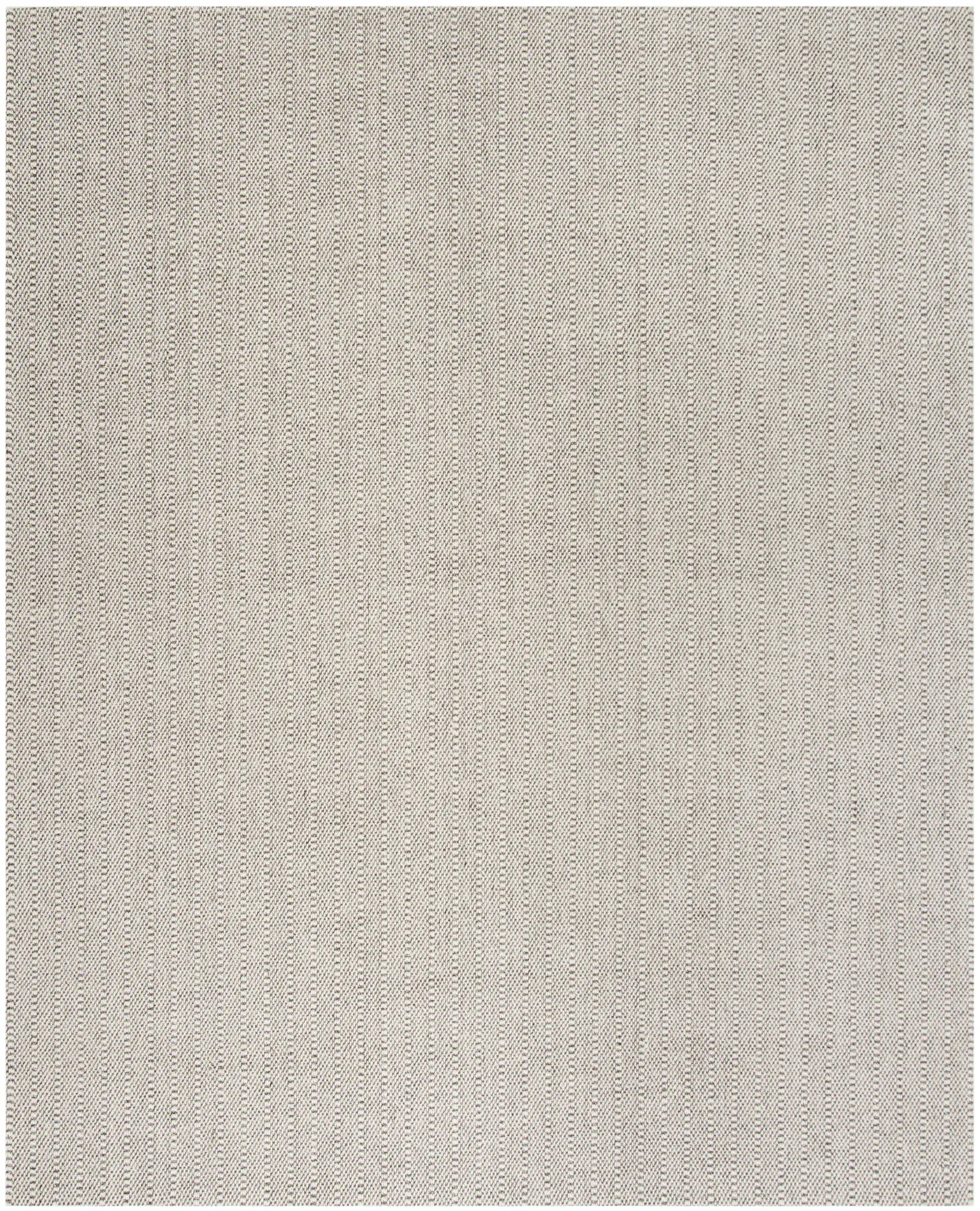 Wilton Ribbed Hand-Hooked Wool Blend Rug