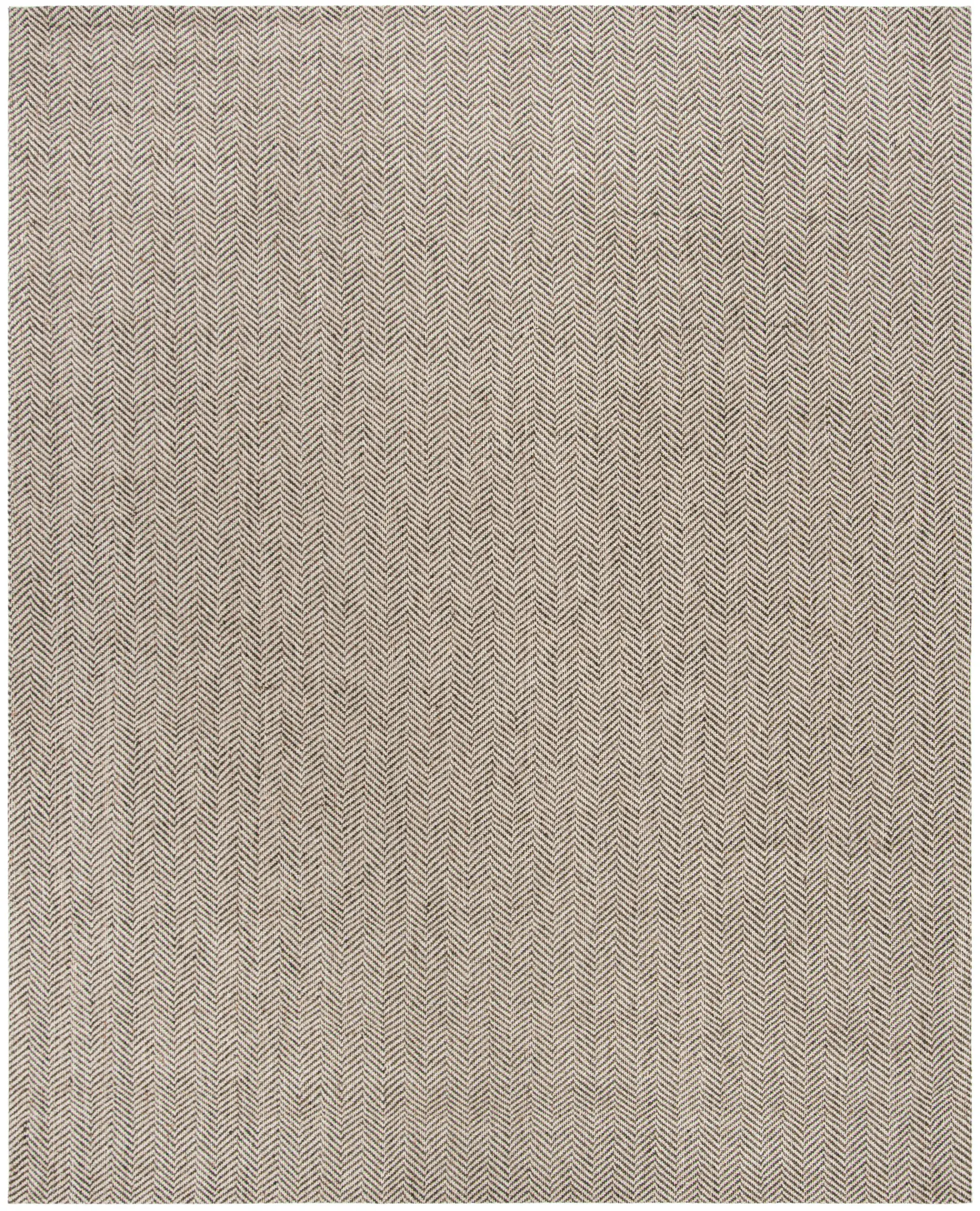 Wilton Herringbone Hand-Hooked Rug