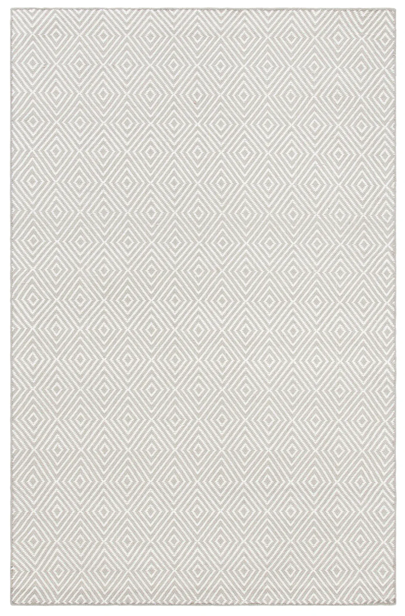 Wilton Nested Diamond Hand-Hooked Wool Rug