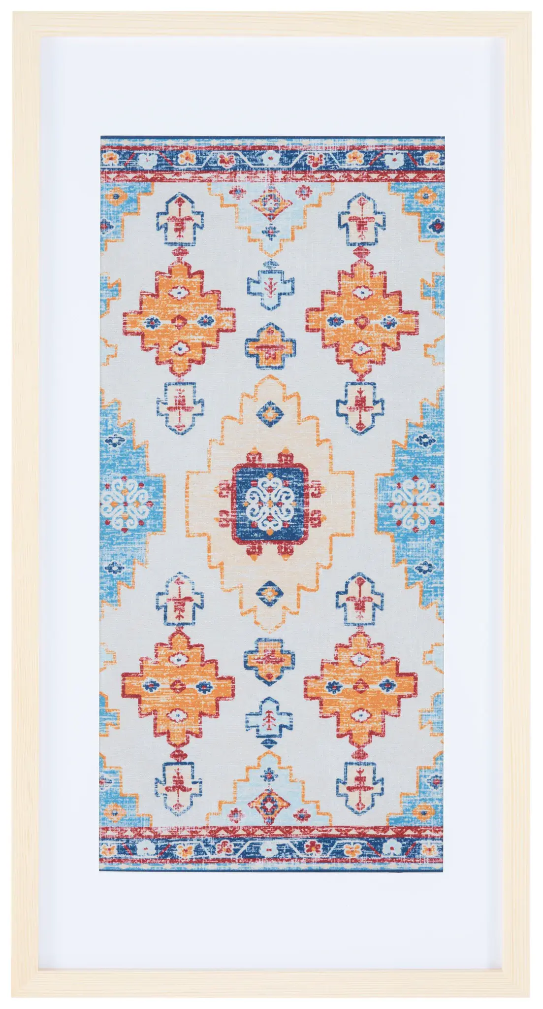 Sumia 29X14 Framed Textile Art