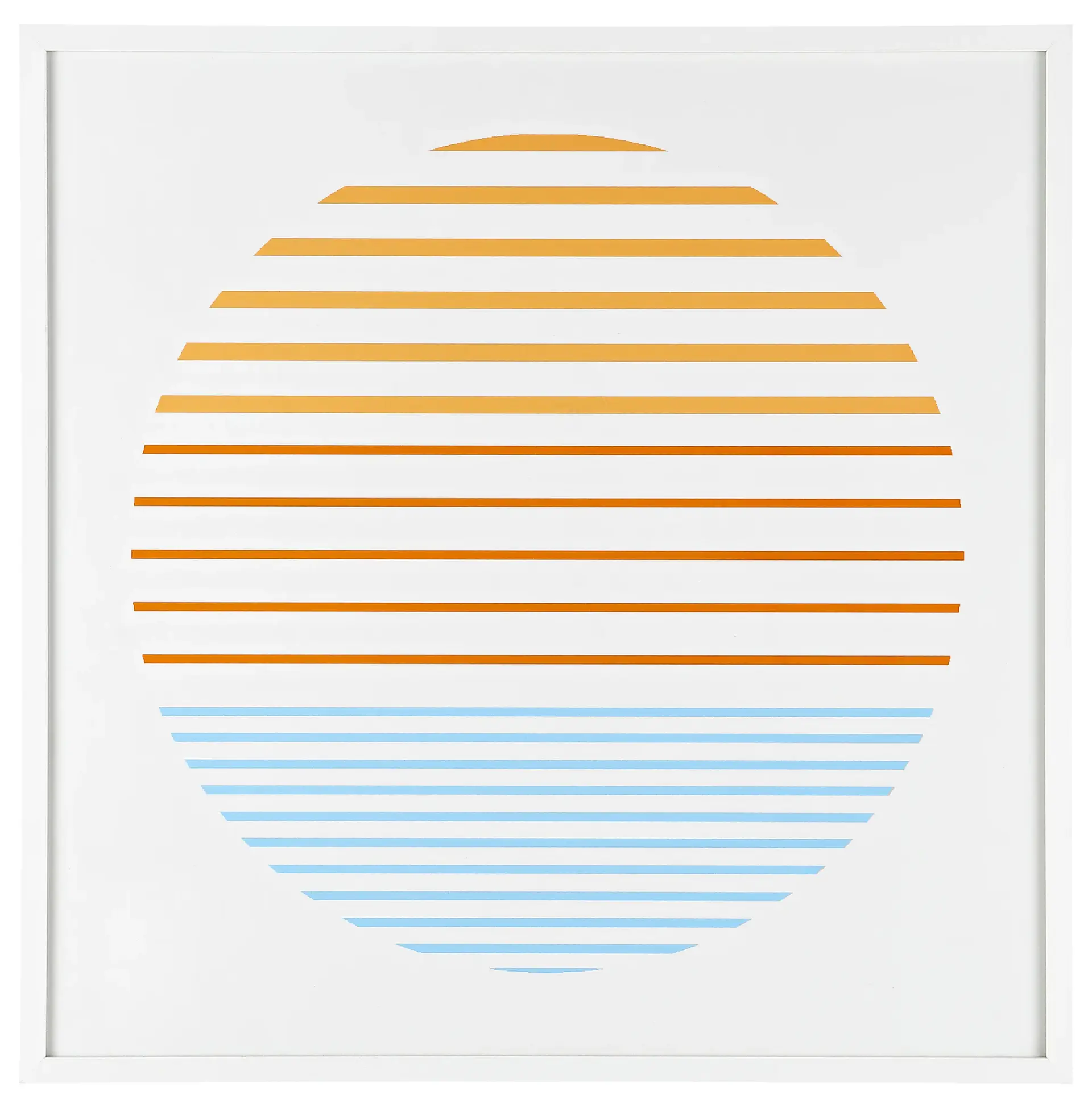 Linear Horizon 24X24" Wall Art