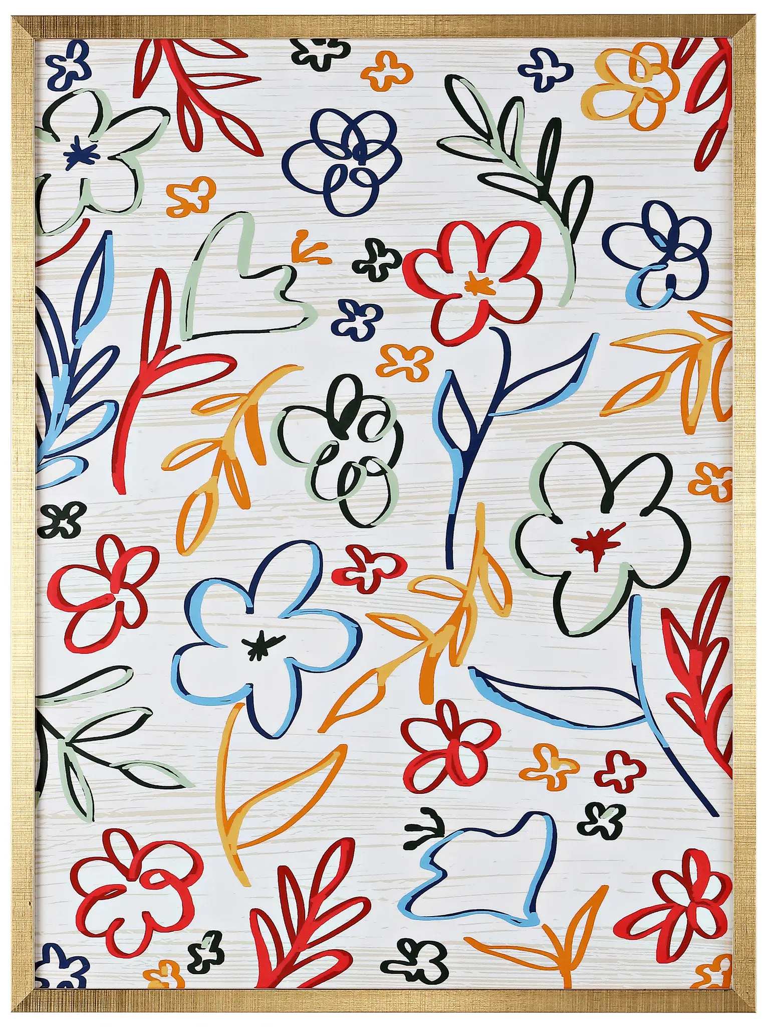 Flower Parade 18X24" Wall Art