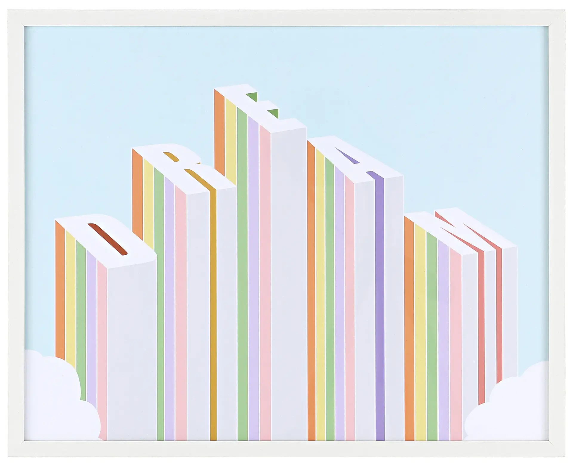 Rainbow Aspirations 20X16" Wla