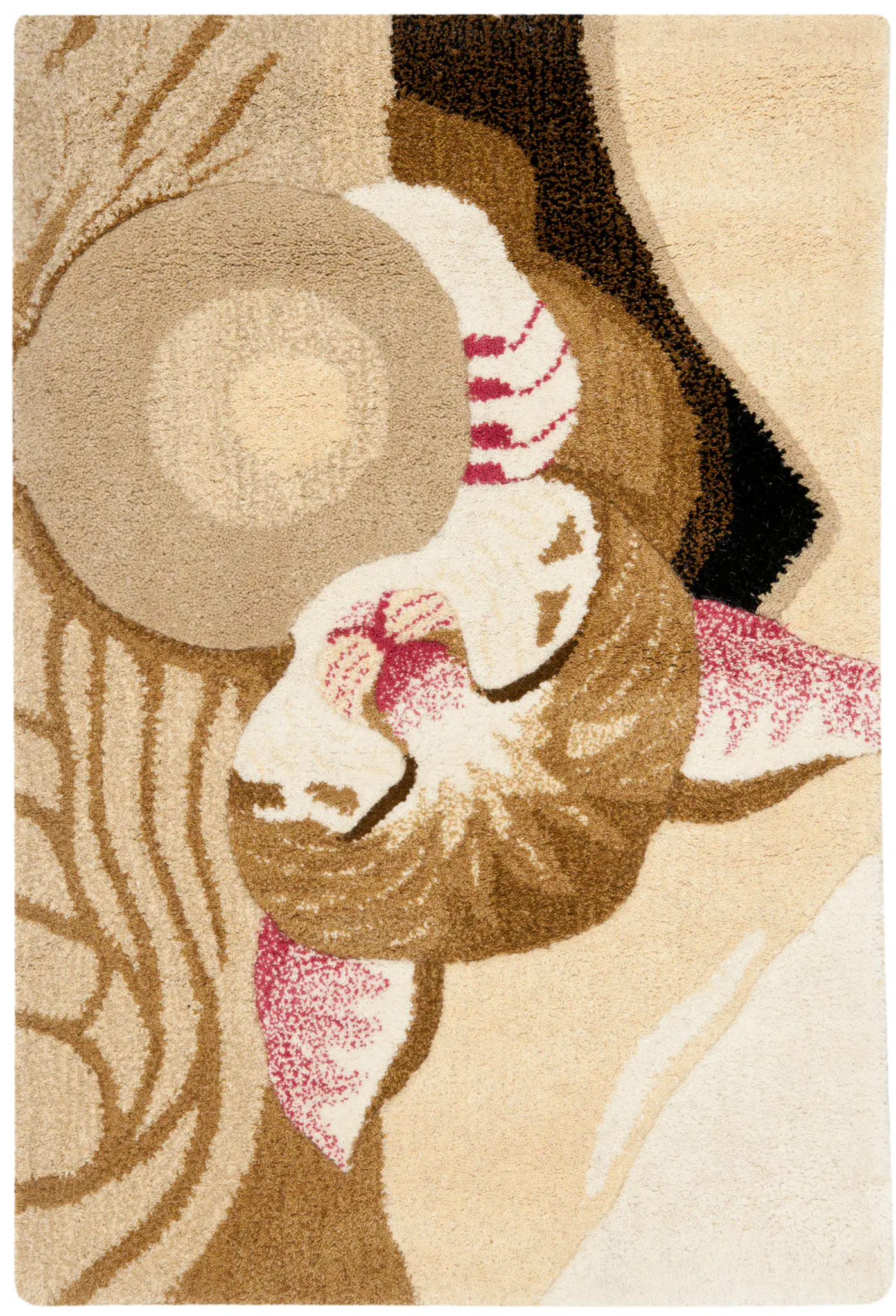 Wilderness Kitten Hand-Tufted Wool Rug