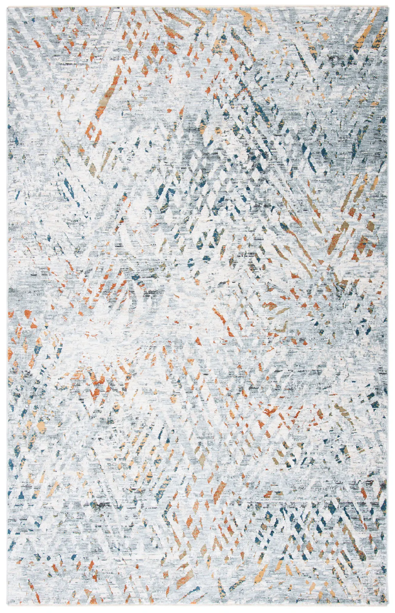 Winston Distressed Geometric Rug