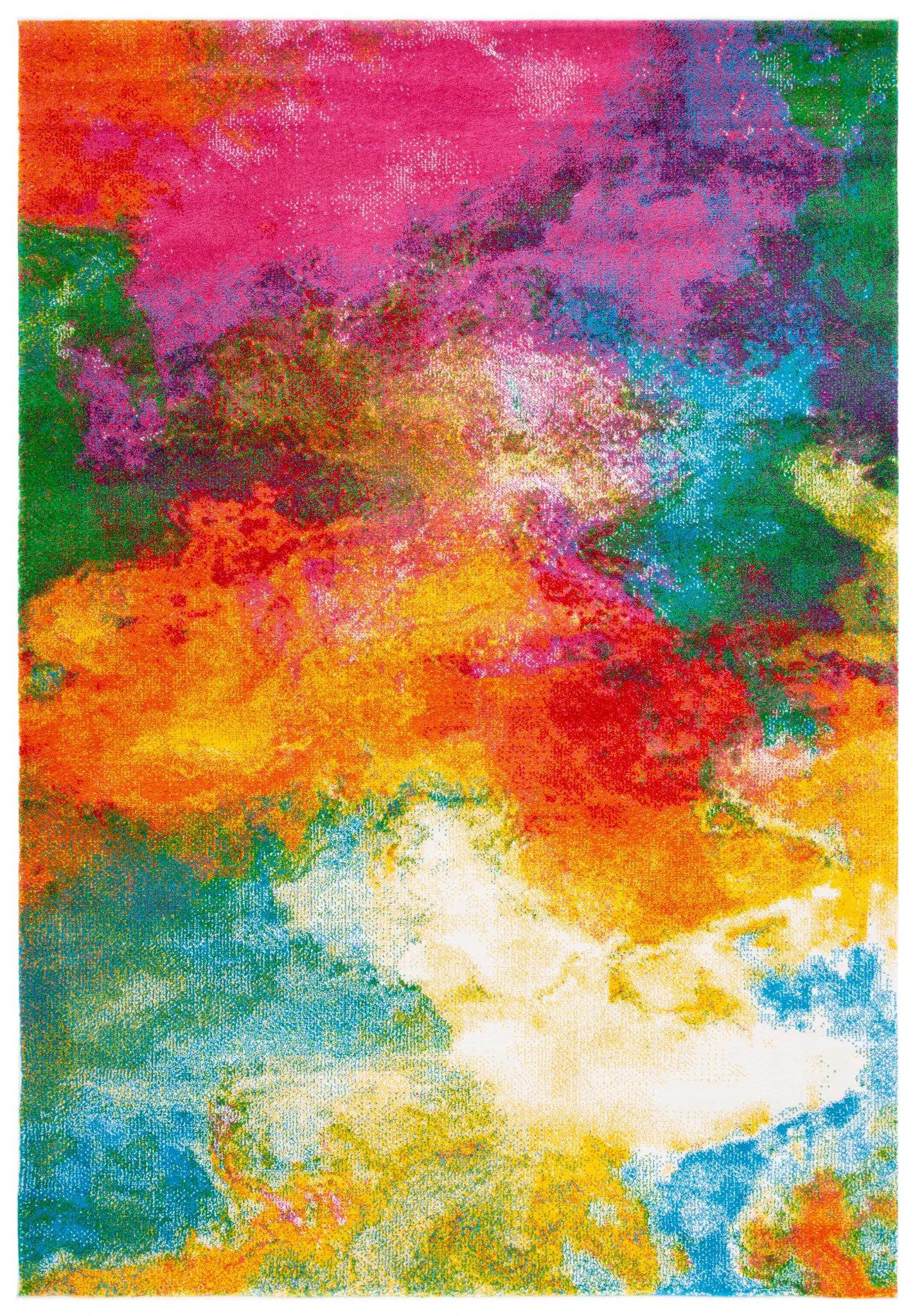 Watercolor Abstract Brushstroke Rug