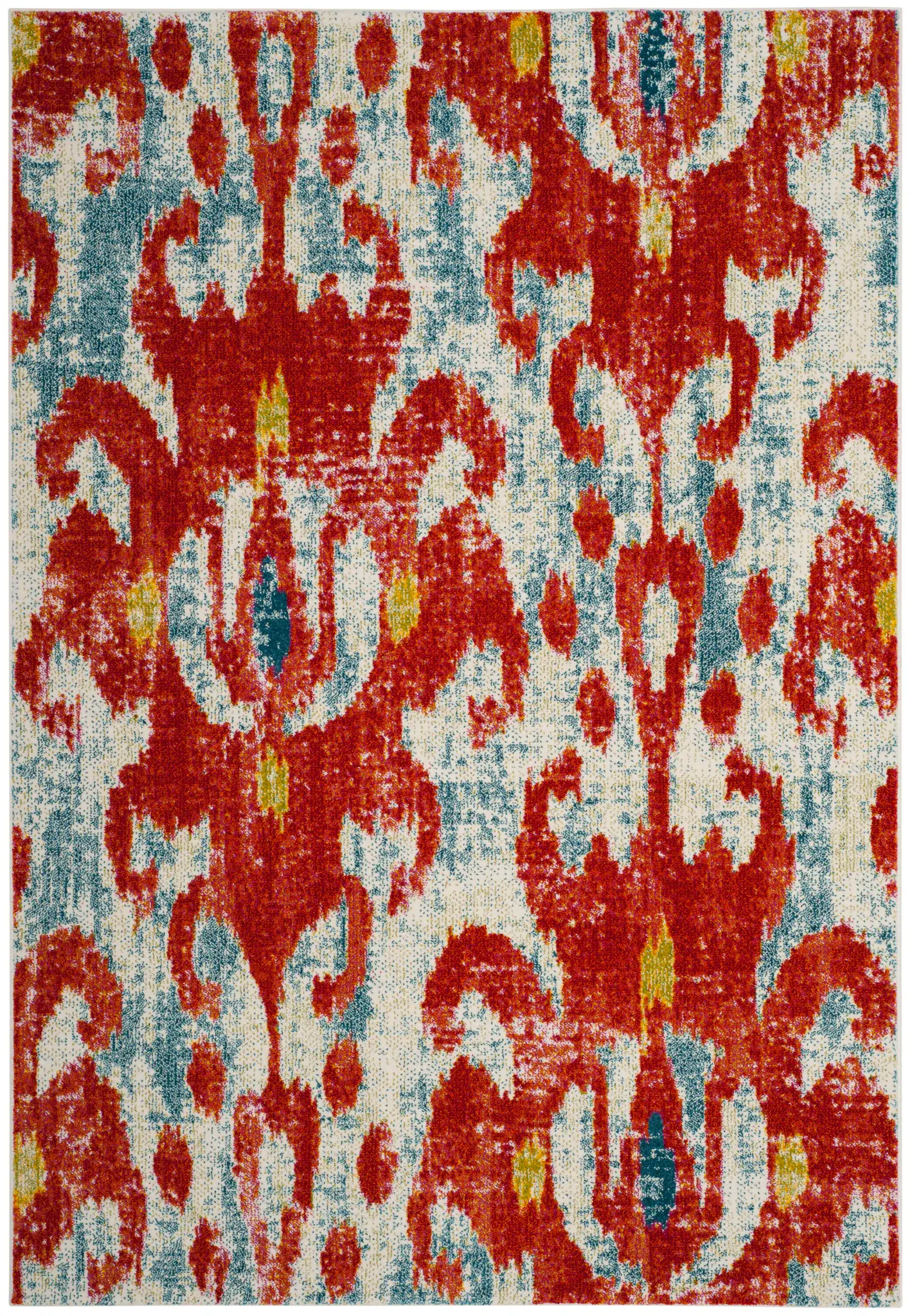 Watercolor Ikat Rug