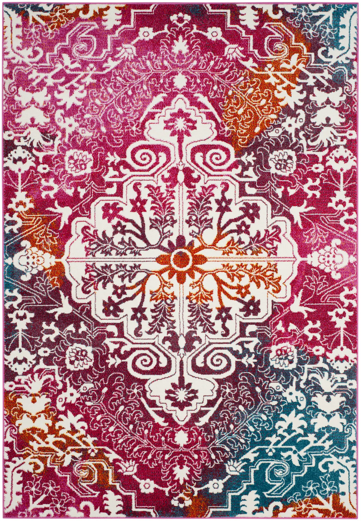 Watercolor Medallion Rug