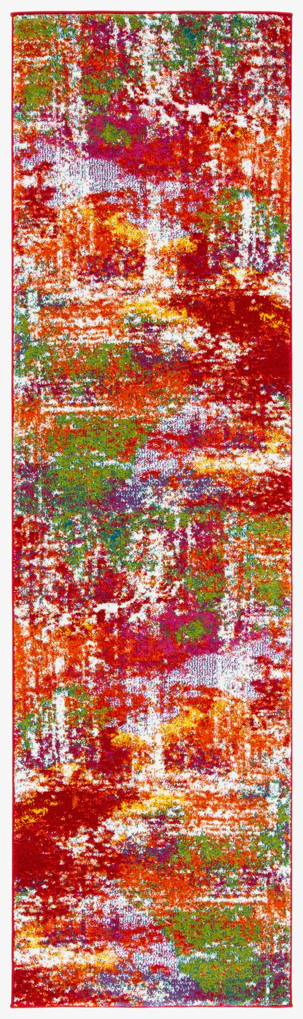 Watercolor Distressed Abstract Rug