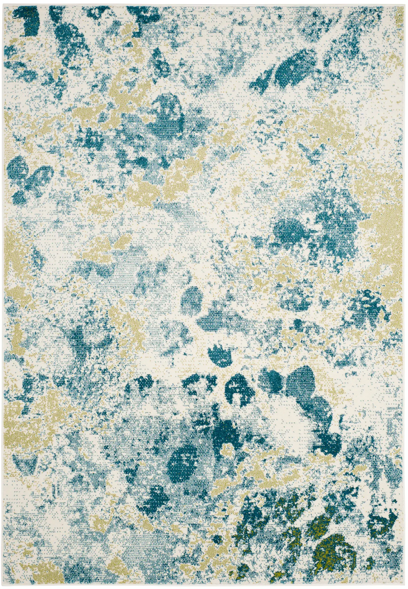 Watercolor Abstract Splatter Rug