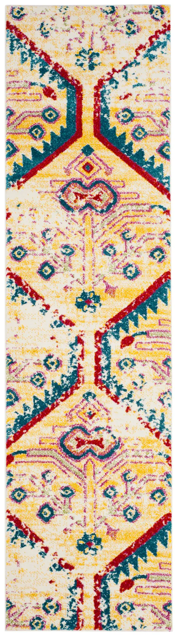 Watercolor Tribal Medallion Rug
