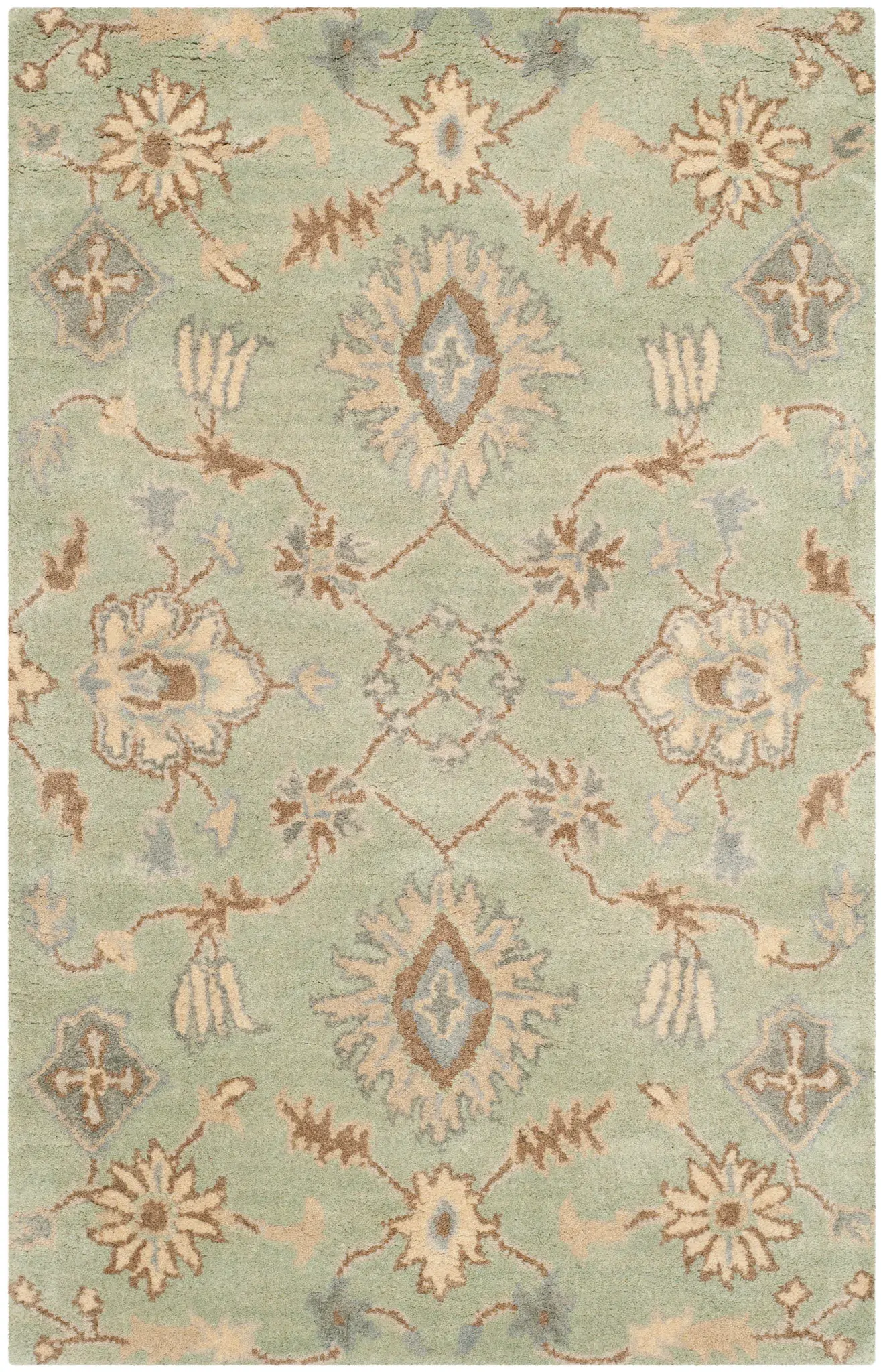 Wyndham Allover Botanical Wool Rug