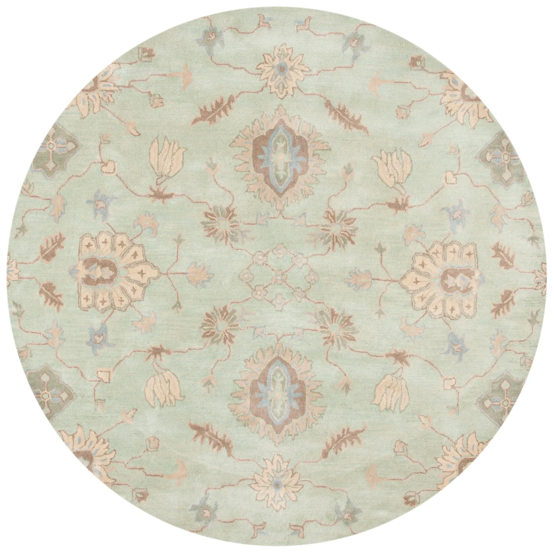 Wyndham Allover Botanical Wool Rug