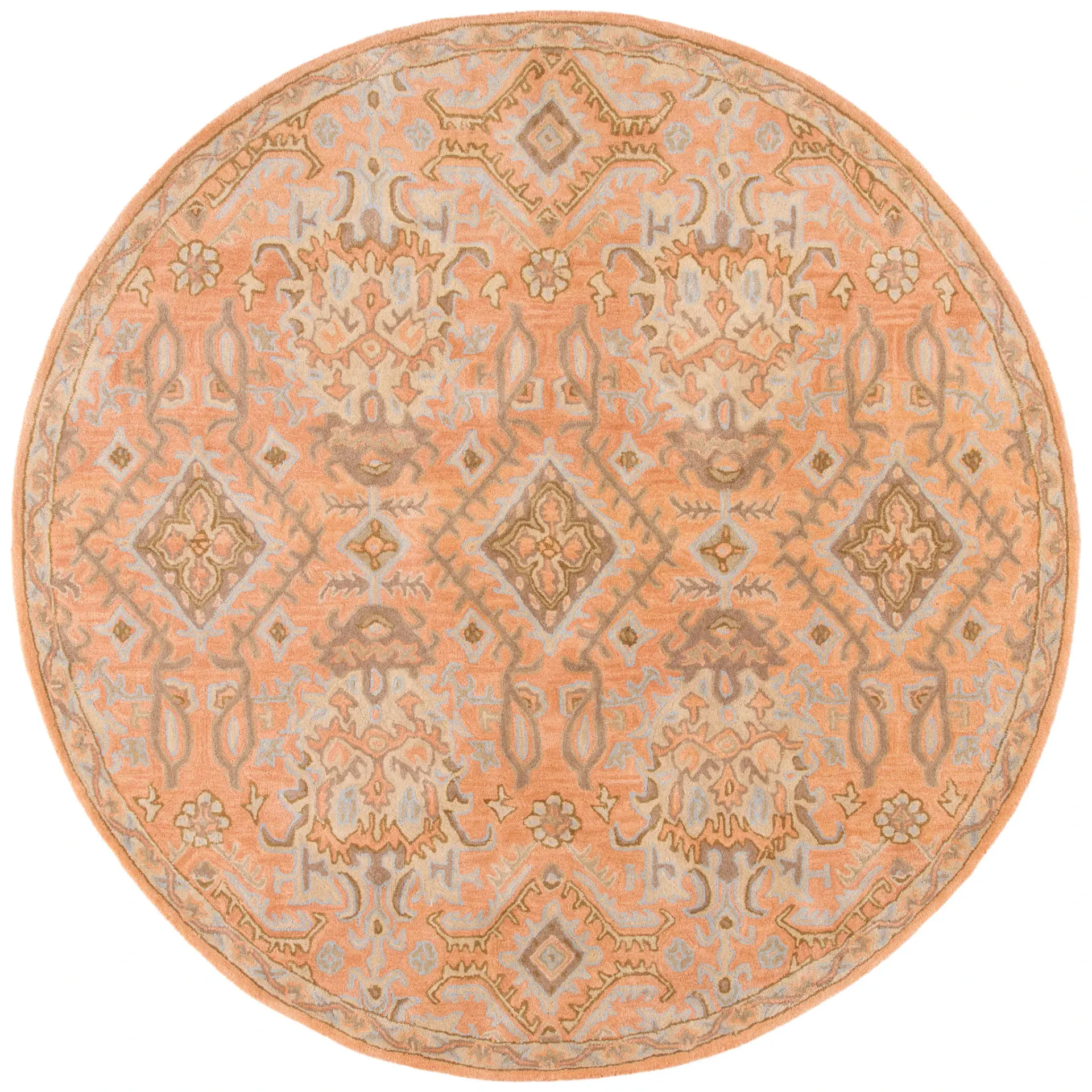 Wyndham Allover Diamond Wool Rug