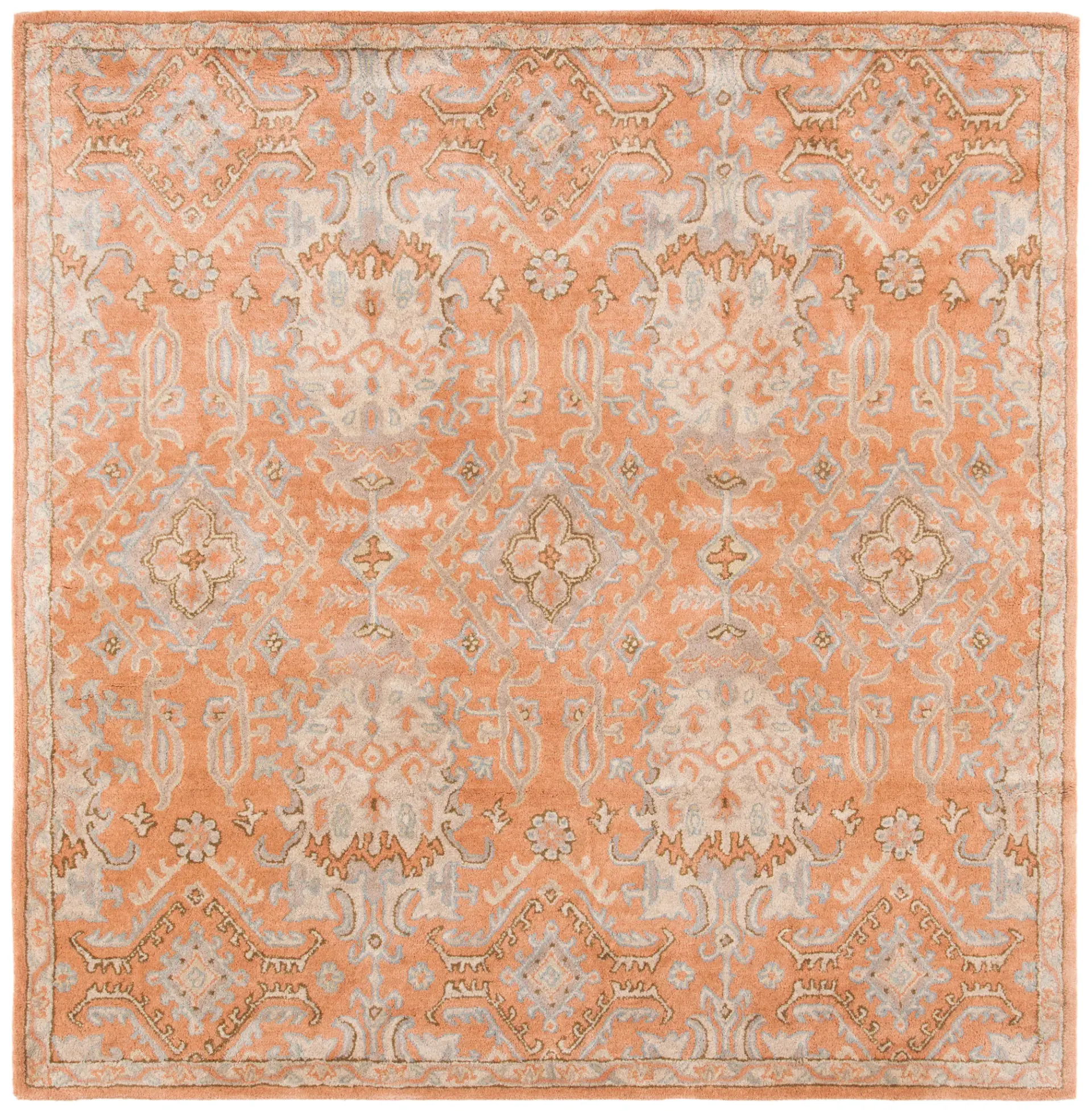 Wyndham Allover Diamond Wool Rug