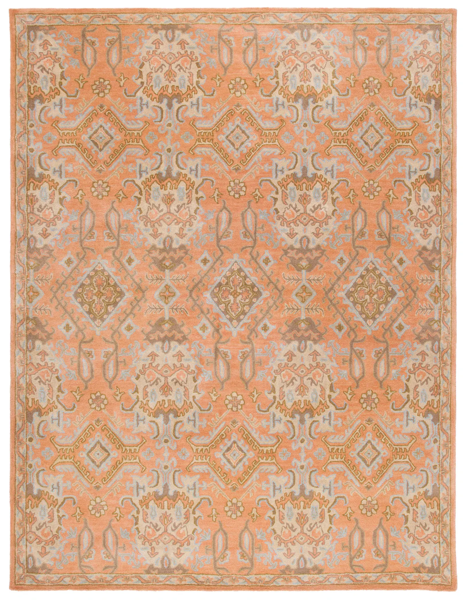 Wyndham Allover Diamond Wool Rug