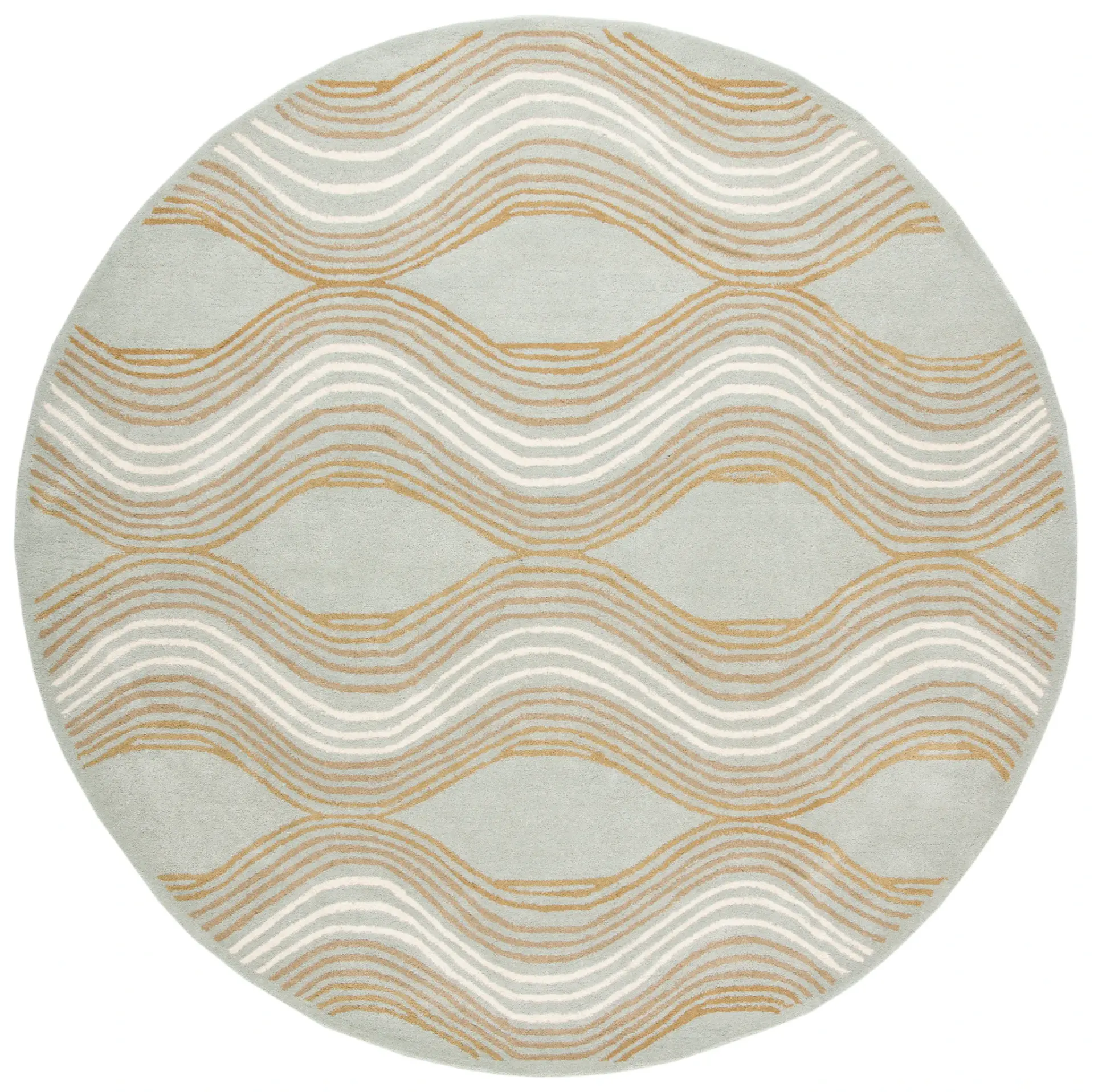 Wyndham Wave Hand-Tufted Wool Rug
