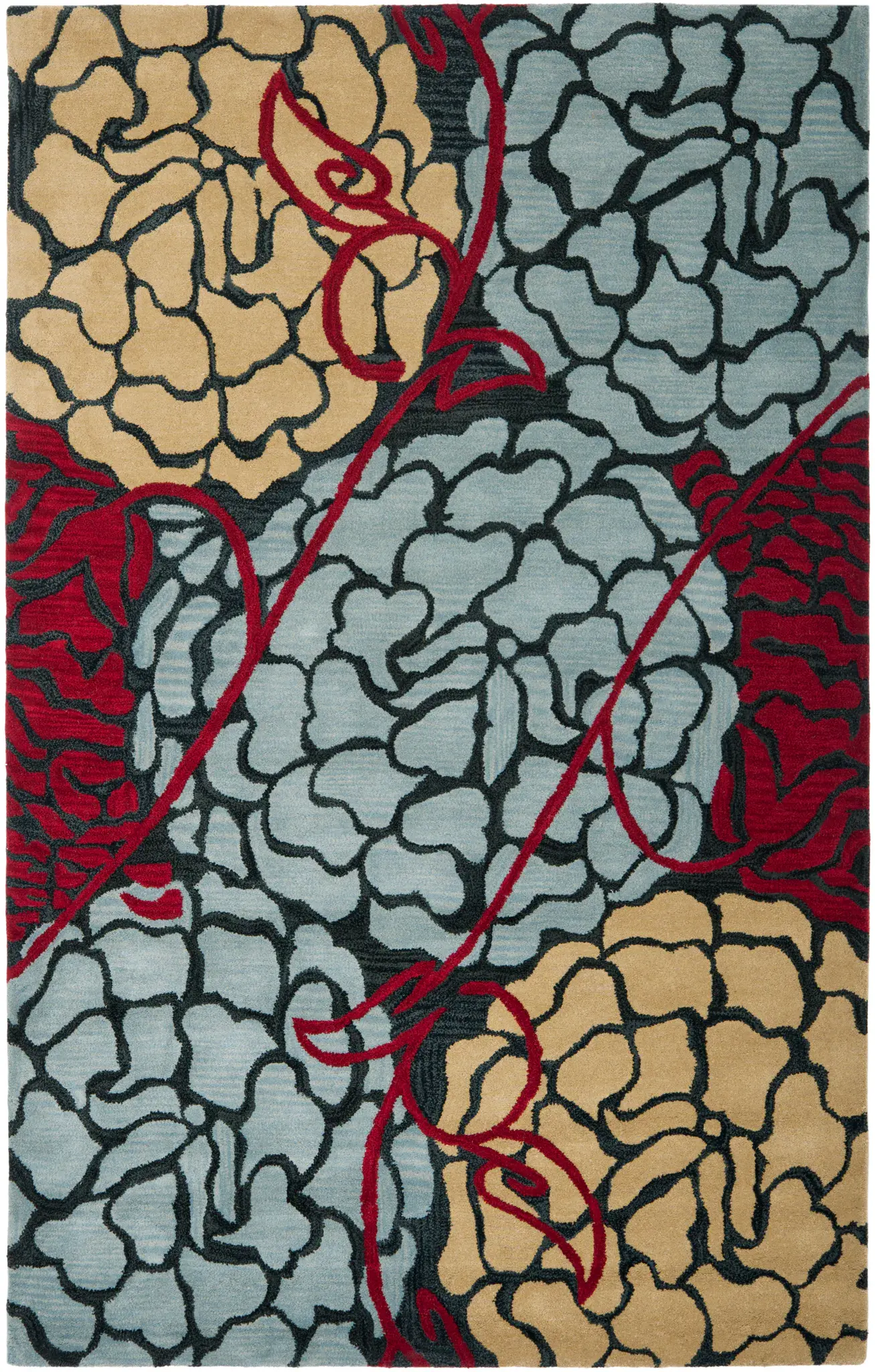 Wyndham Oversized Floral Hand-Tufted Wool Rug
