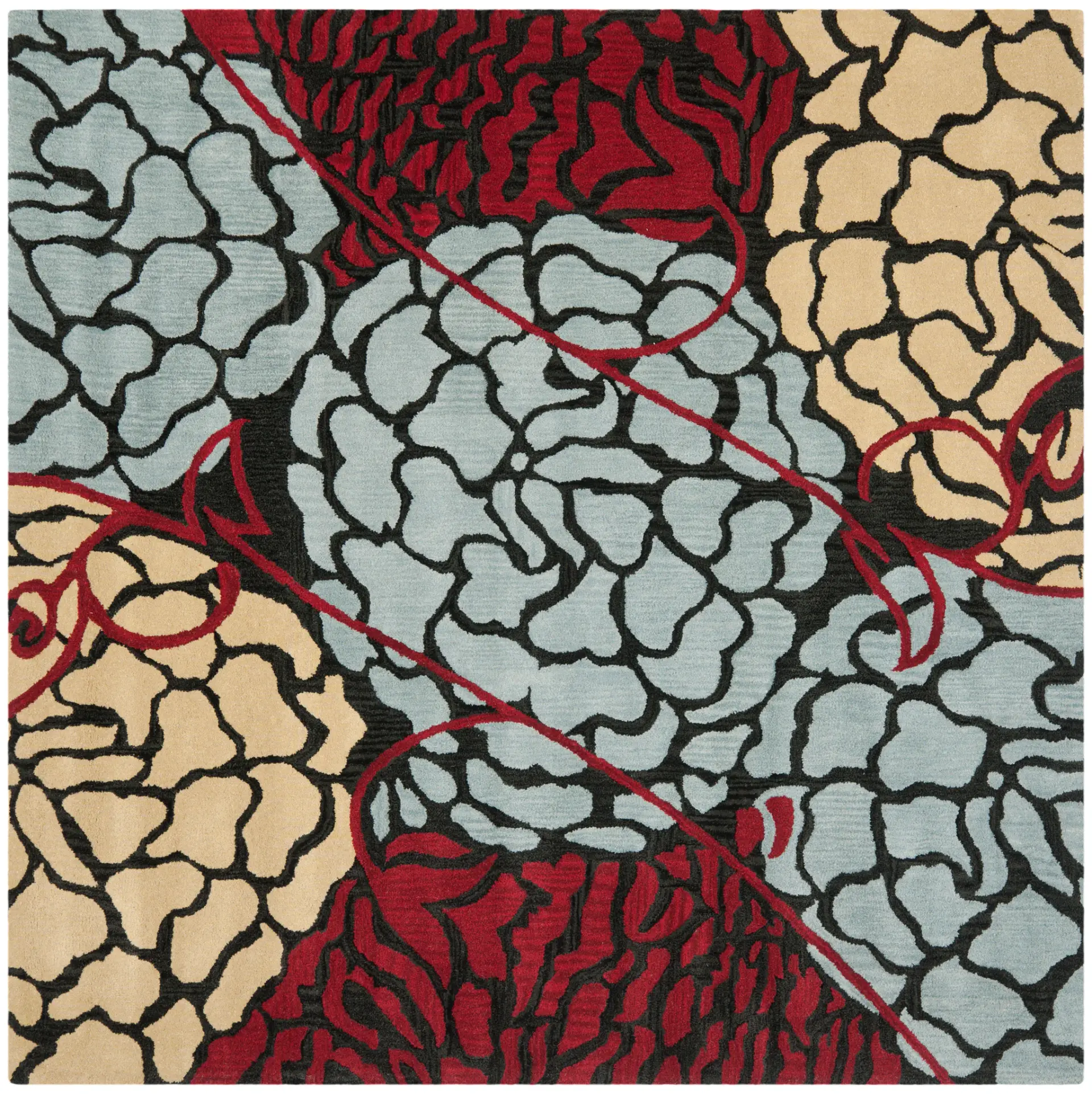 Wyndham Oversized Floral Hand-Tufted Wool Rug