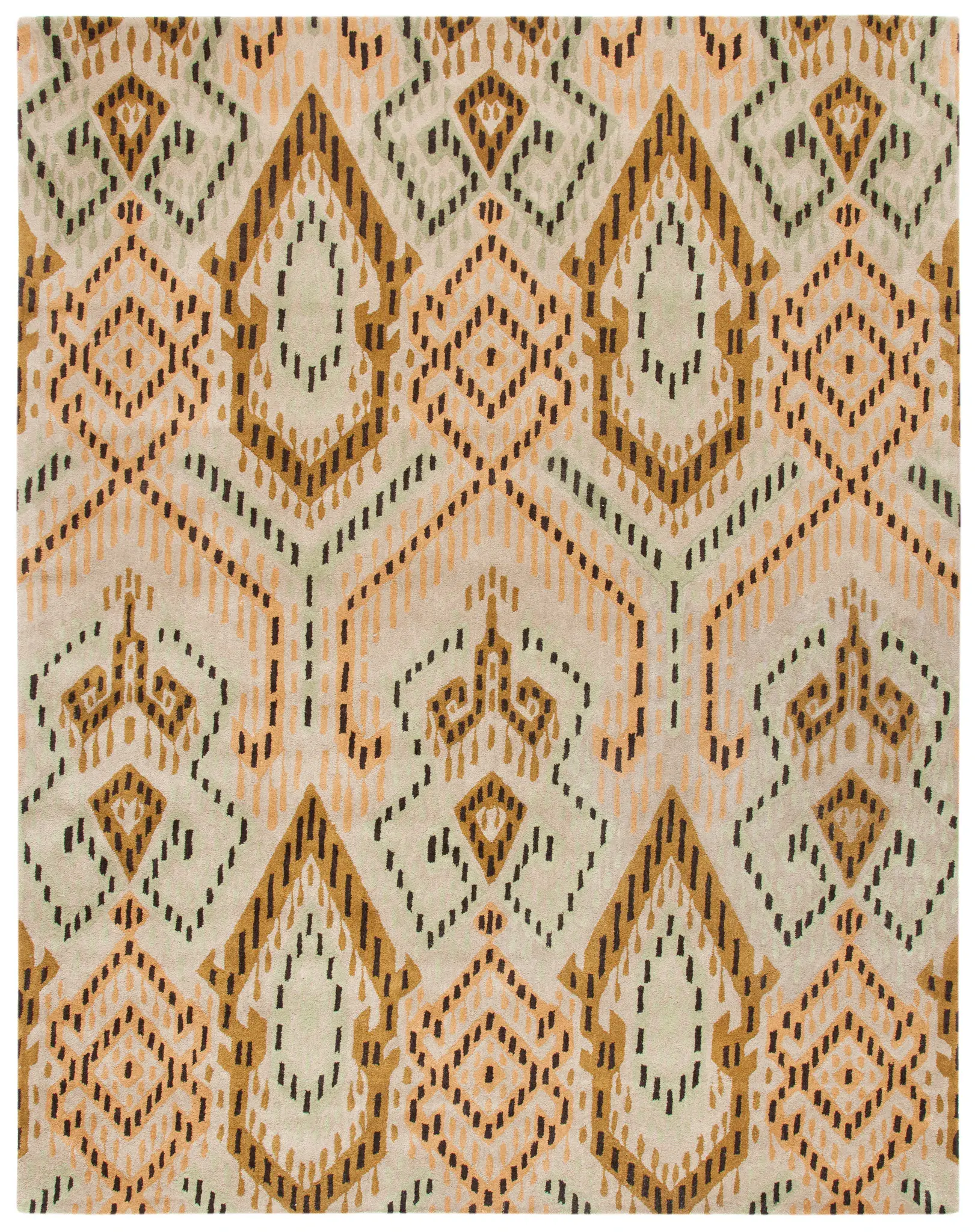Wyndham Ikat Hand-Tufted Wool Rug