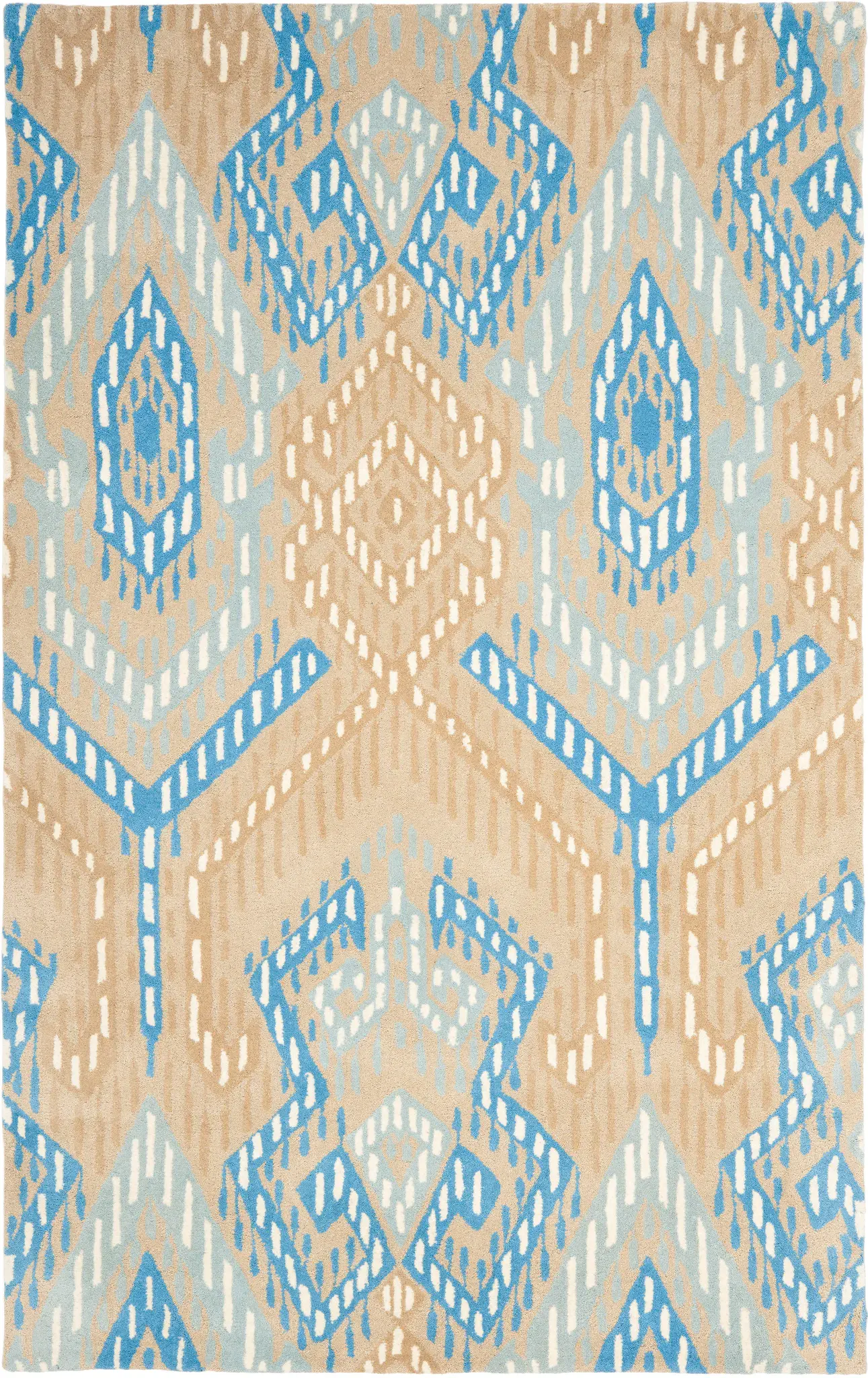 Wyndham Ikat Hand-Tufted Wool Rug