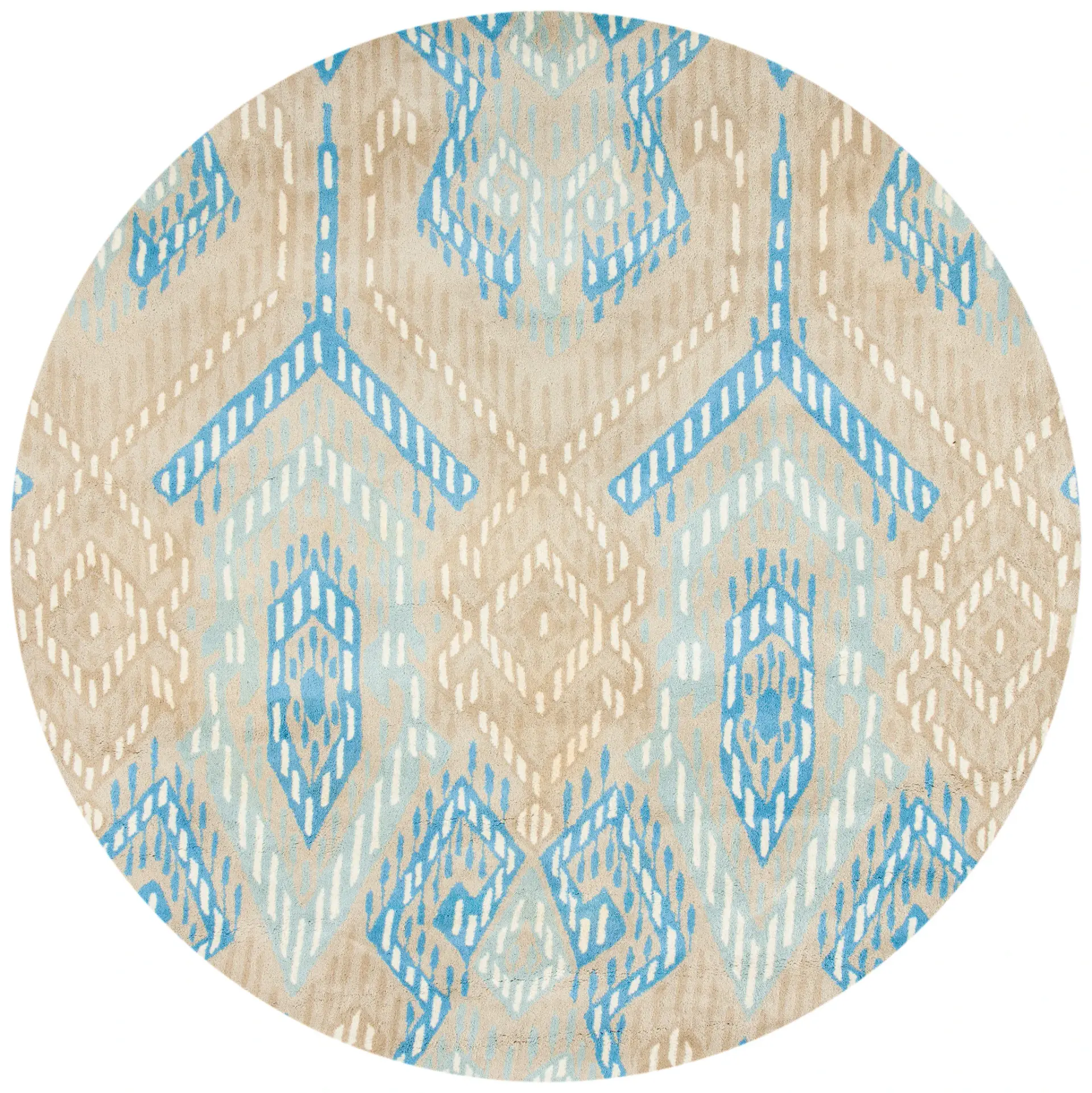 Wyndham Ikat Hand-Tufted Wool Rug