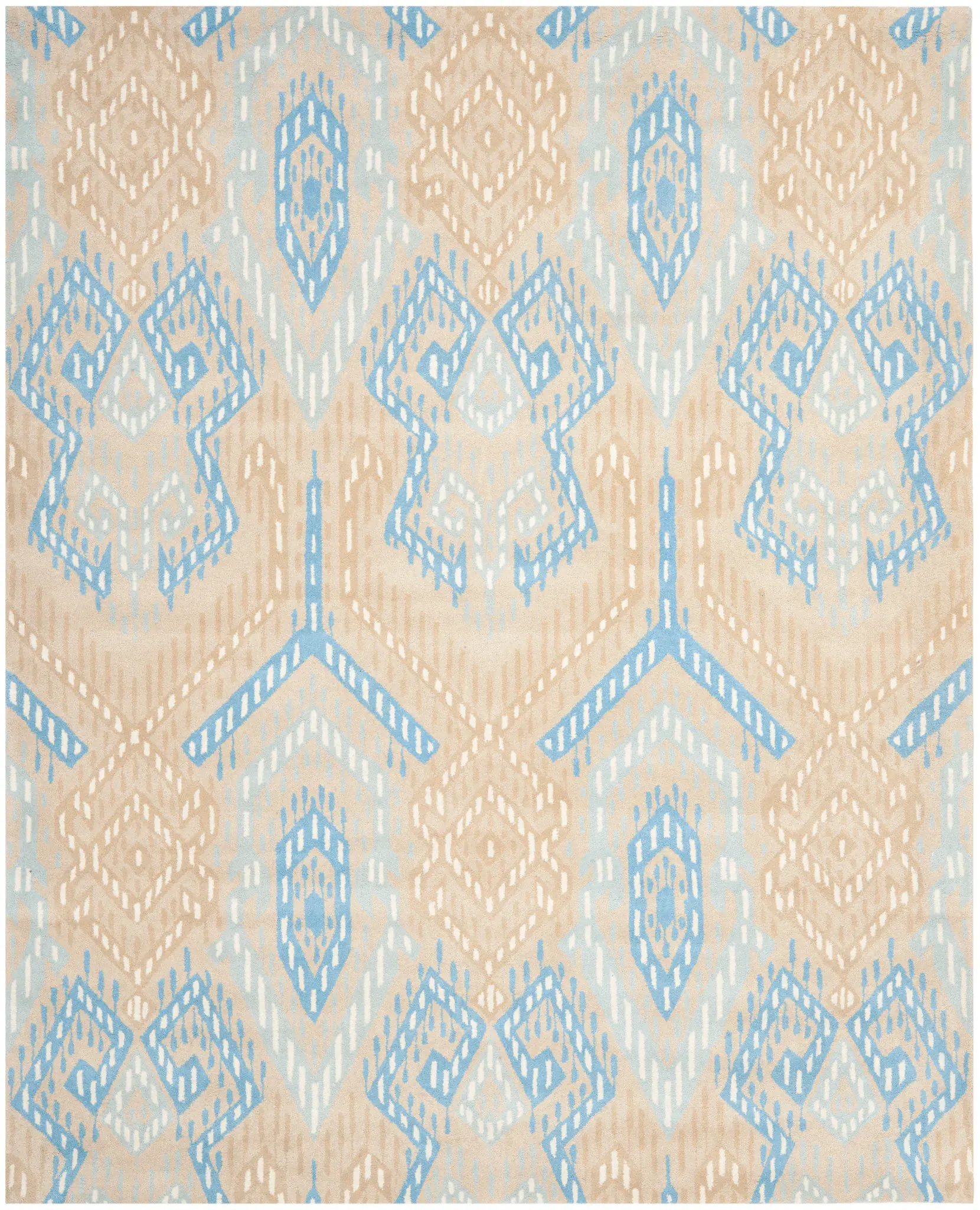 Wyndham Ikat Hand-Tufted Wool Rug