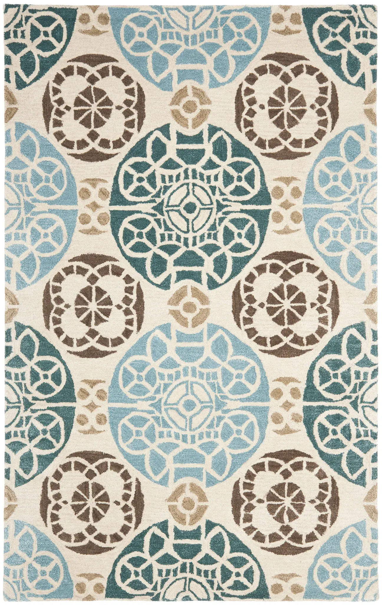 Wyndham Circular Medallion Hand-Tufted Rug