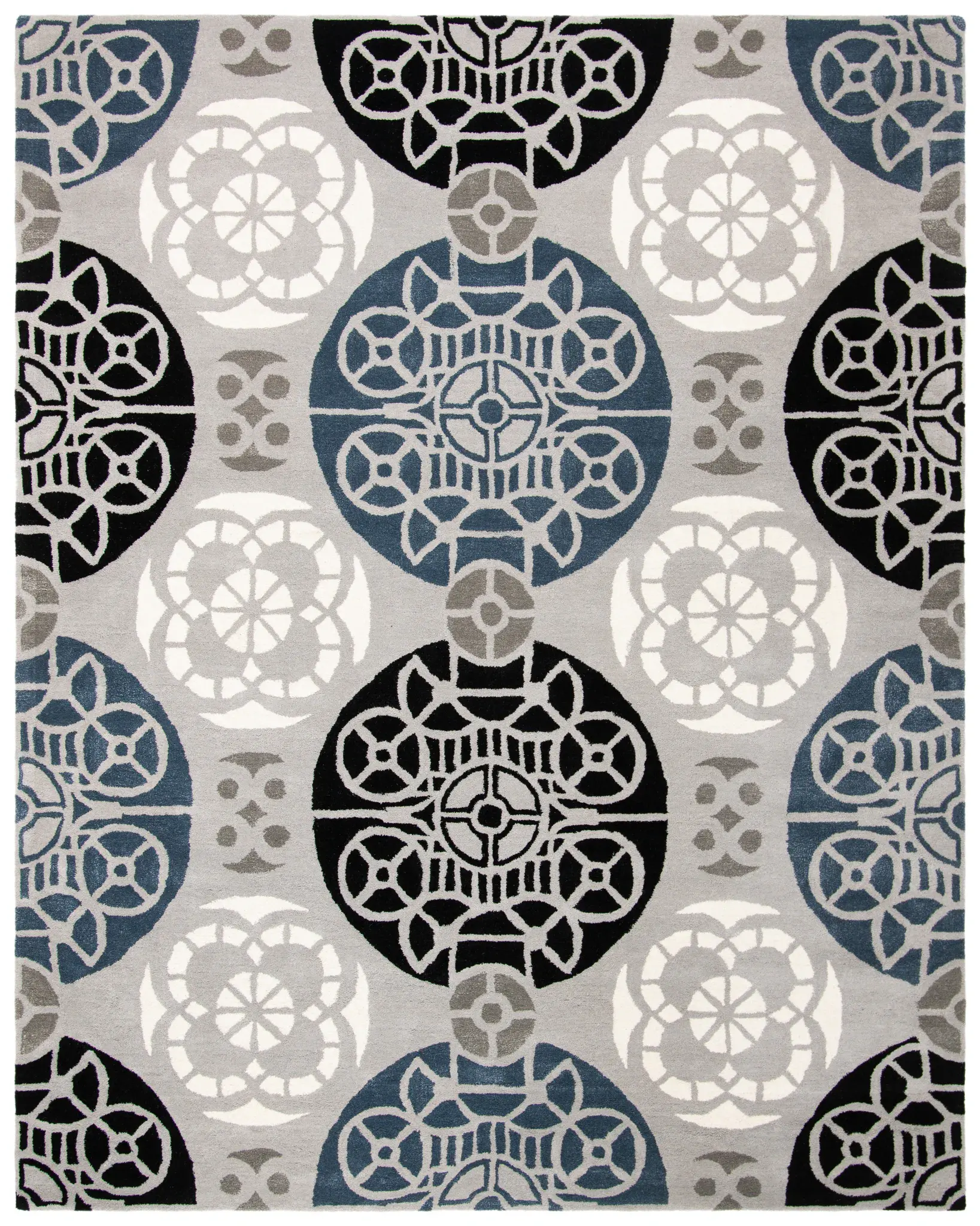 Wyndham Circular Medallion Hand-Tufted Rug