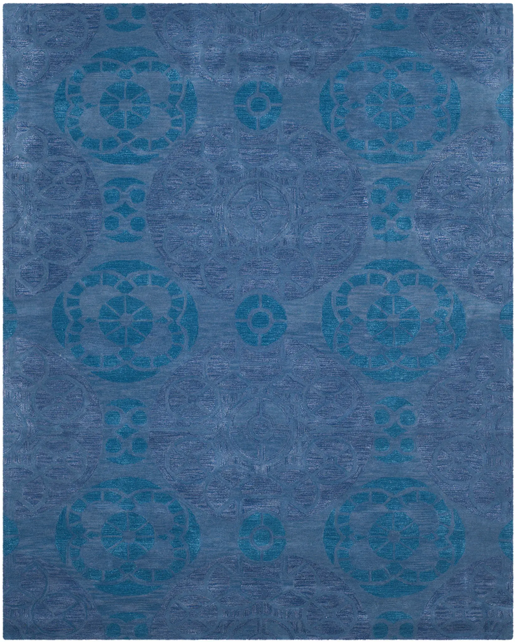 Wyndham Circular Medallion Hand-Tufted Rug