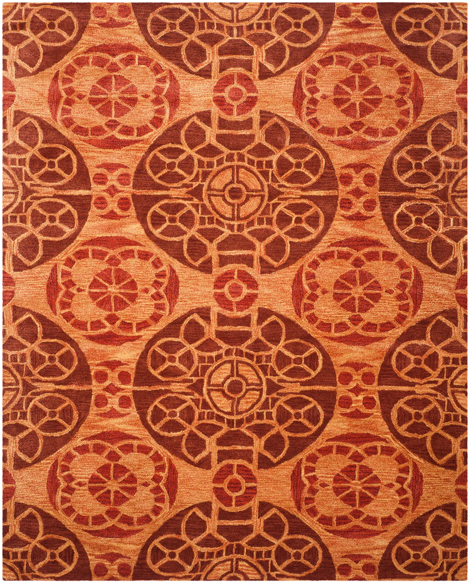 Wyndham Circular Medallion Hand-Tufted Rug
