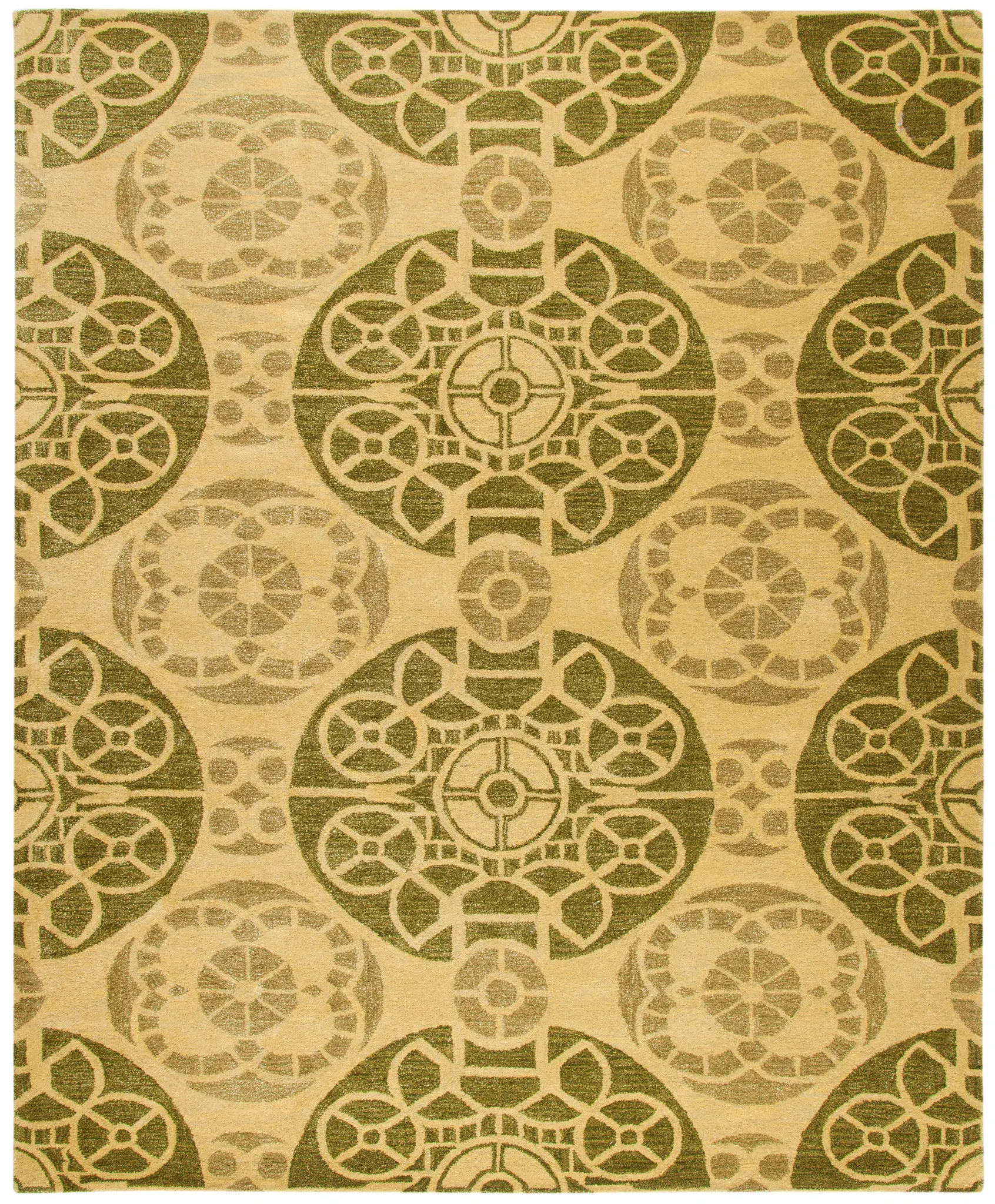 Wyndham Circular Medallion Hand-Tufted Rug