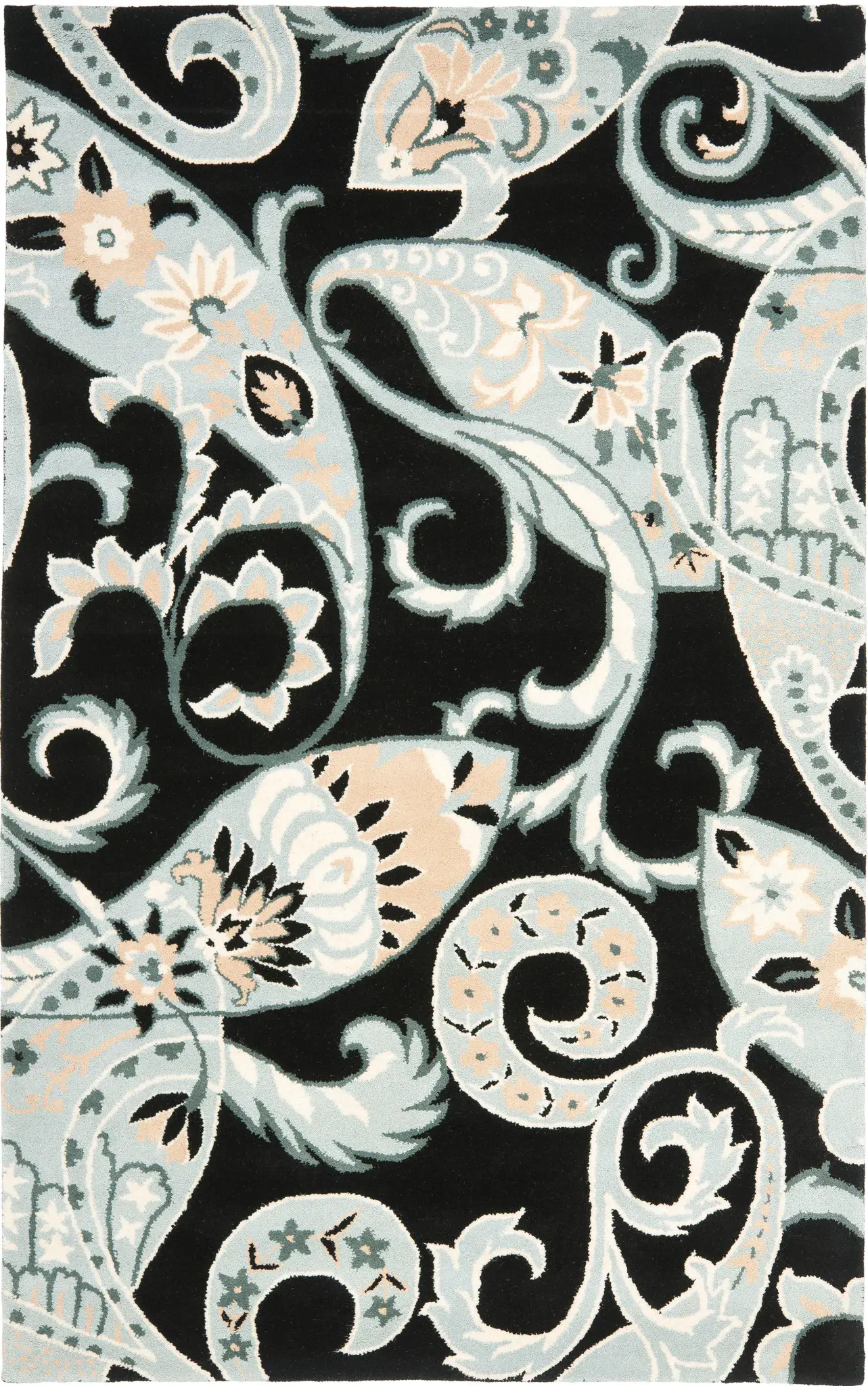 Wyndham Paisley Hand-Tufted Wool Rug