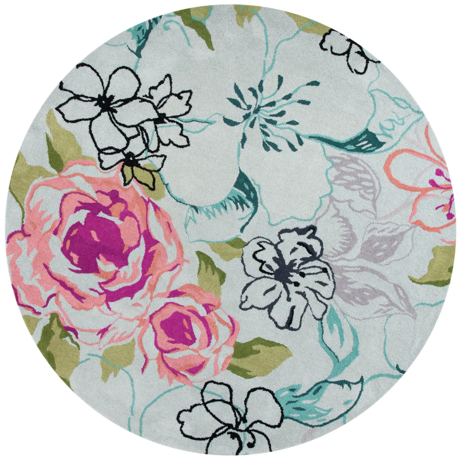 Wyndham Sharon Rose Hand-Tufted Wool Rug