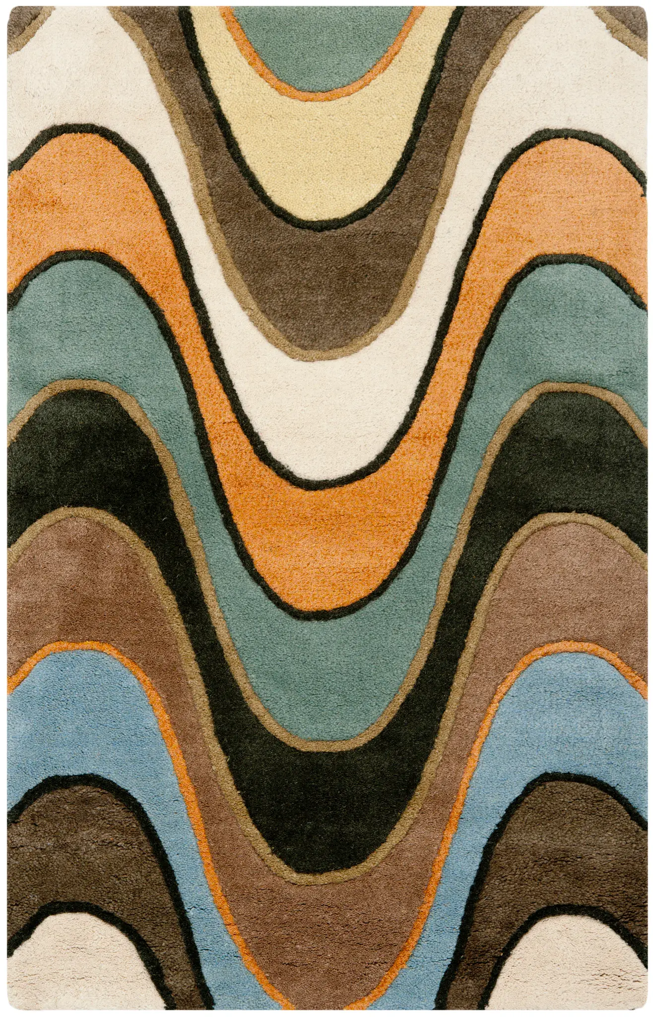 Wyndham Wave Wool Rug