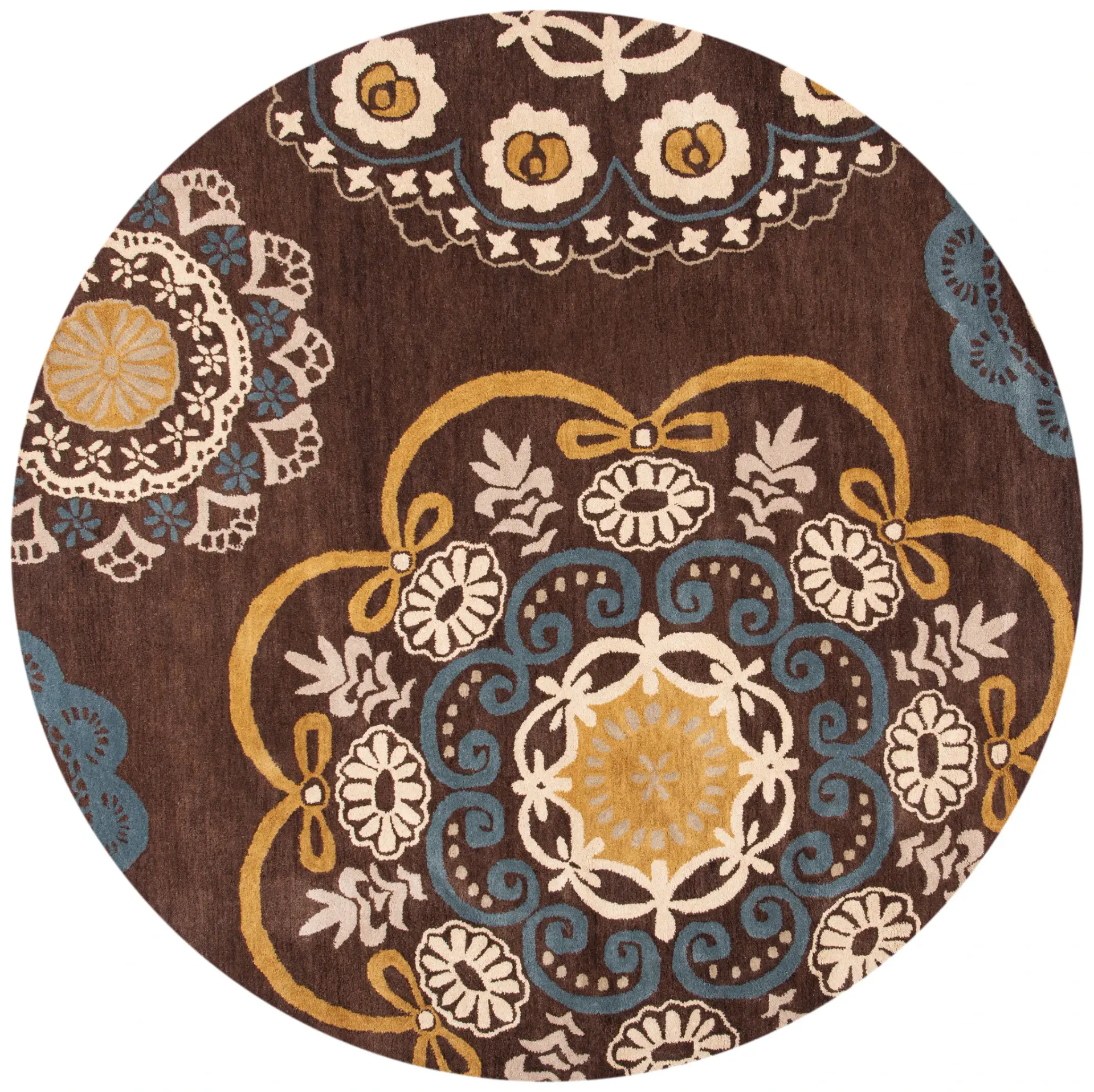 Wyndham Medallion Hand-Tufted Wool Rug