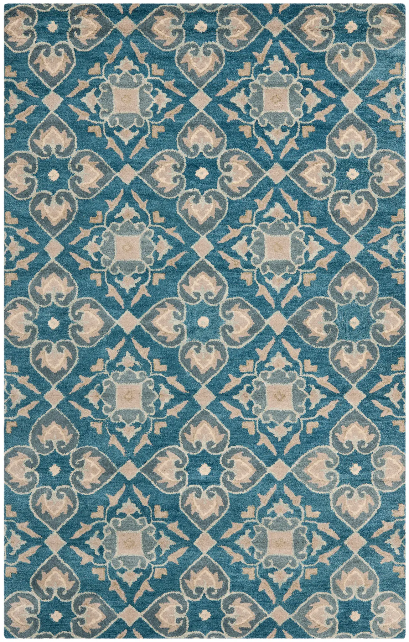 Wyndham Tile Hand-Tufted Wool Rug