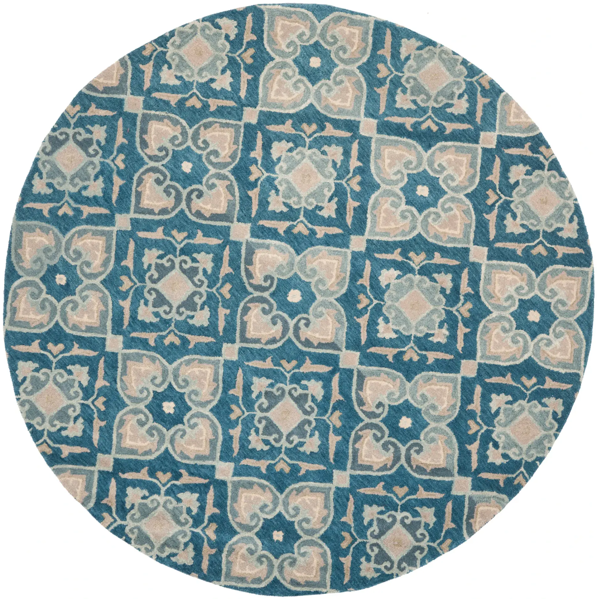 Wyndham Tile Hand-Tufted Wool Rug
