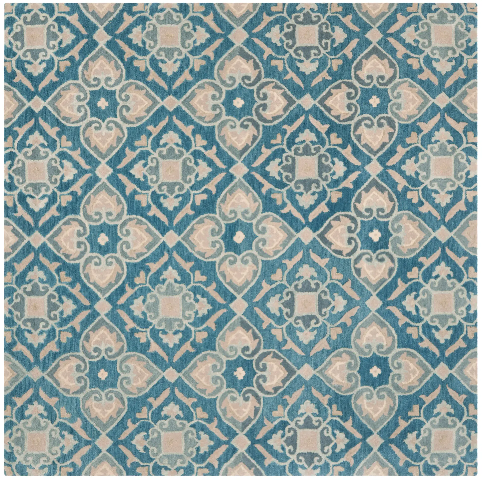 Wyndham Tile Hand-Tufted Wool Rug