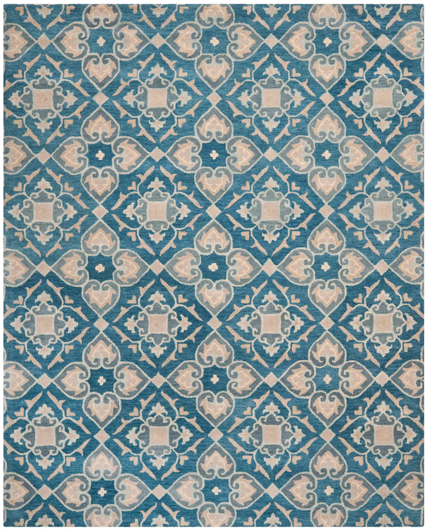 Wyndham Tile Hand-Tufted Wool Rug