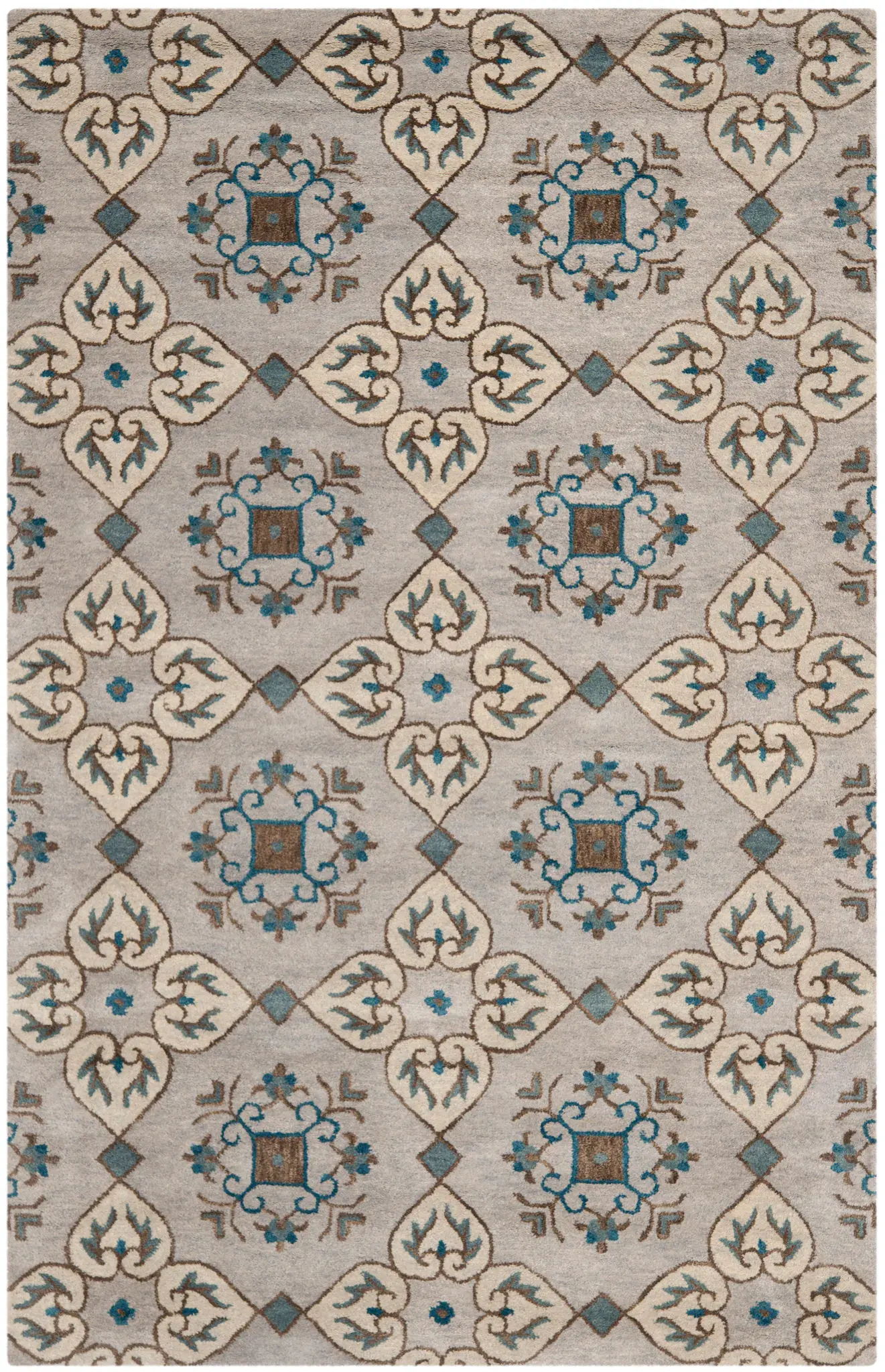 Wyndham Clover Trellis Hand-Tufted Wool Rug