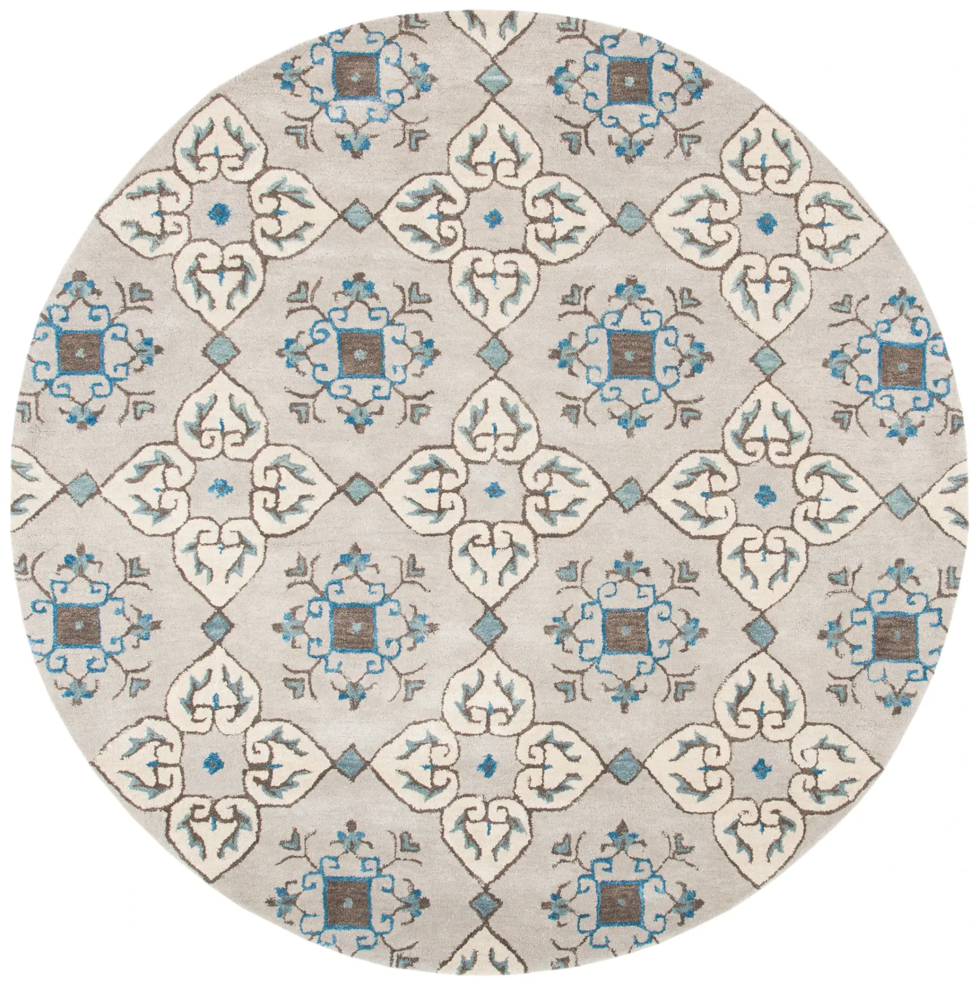 Wyndham Clover Trellis Hand-Tufted Wool Rug