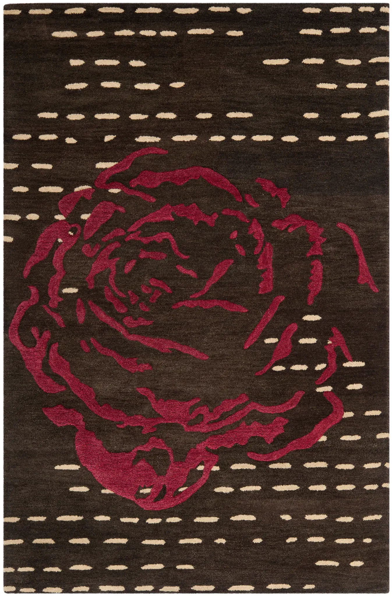 Wyndham Abstract Floral Hand-Tufted Wool Rug