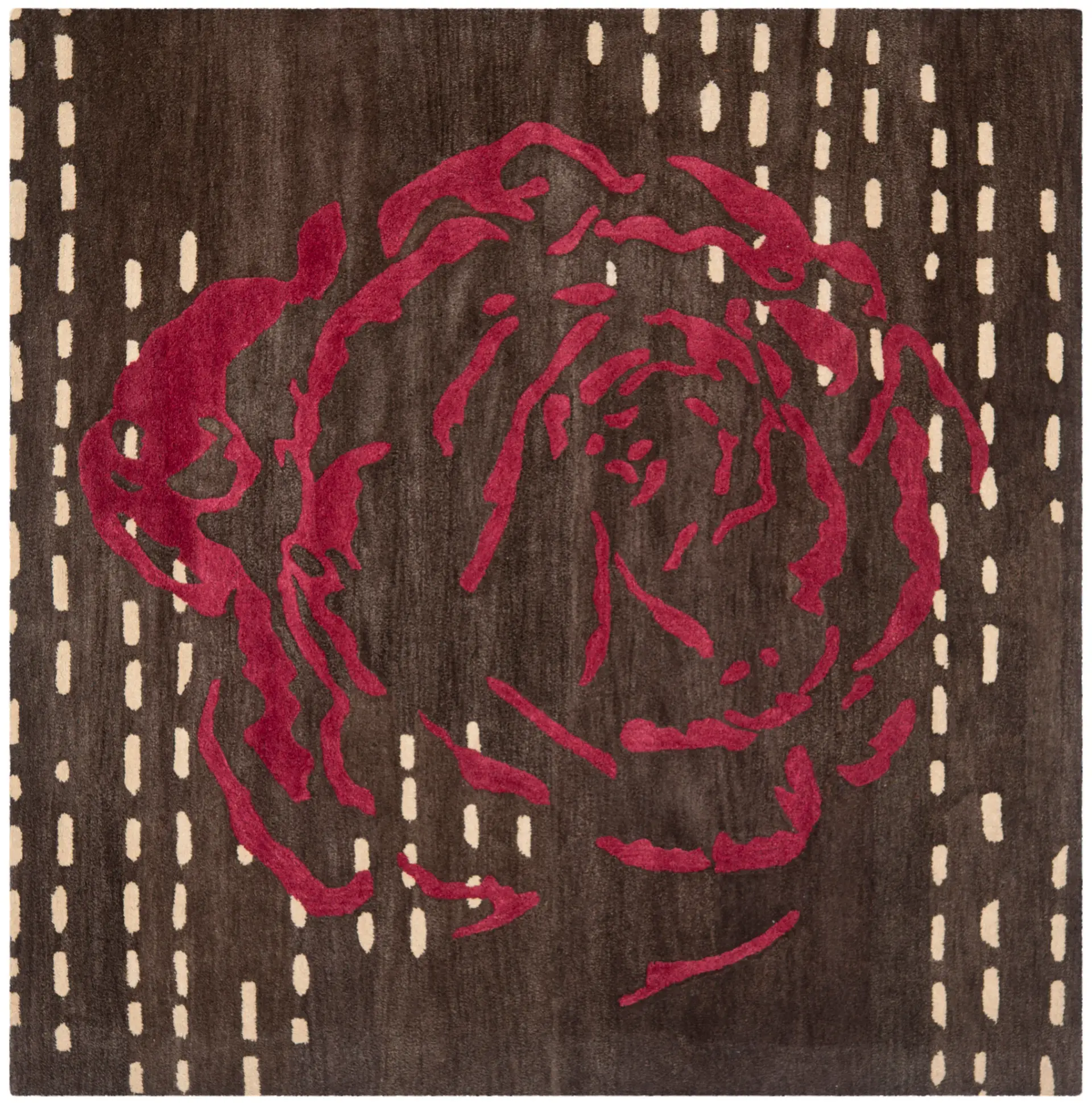 Wyndham Abstract Floral Hand-Tufted Wool Rug
