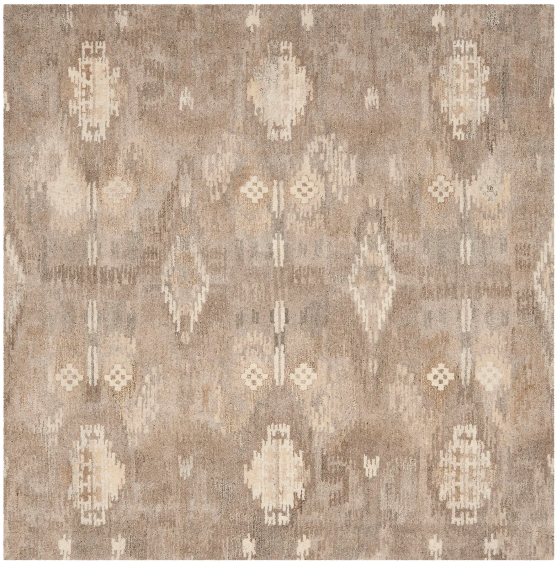 Wyndham Abstract Ikat Hand-Tufted Wool Rug