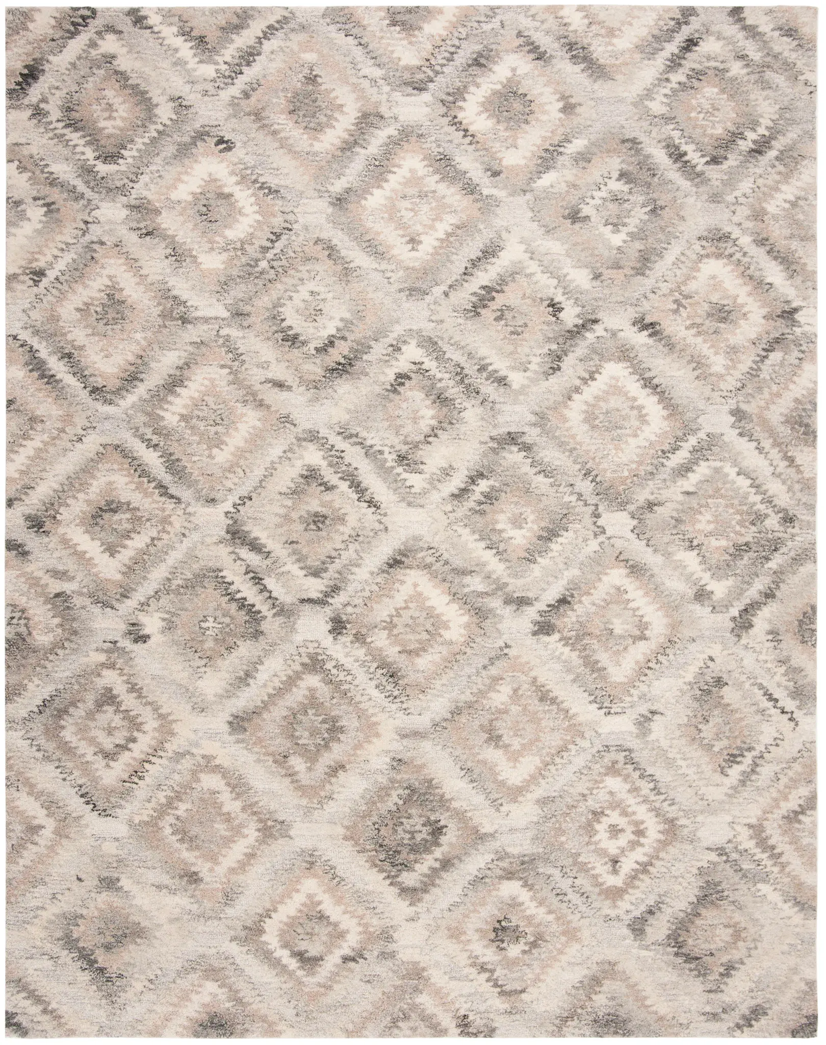 Wyndham Nested Diamond Hand-Tufted Wool Rug