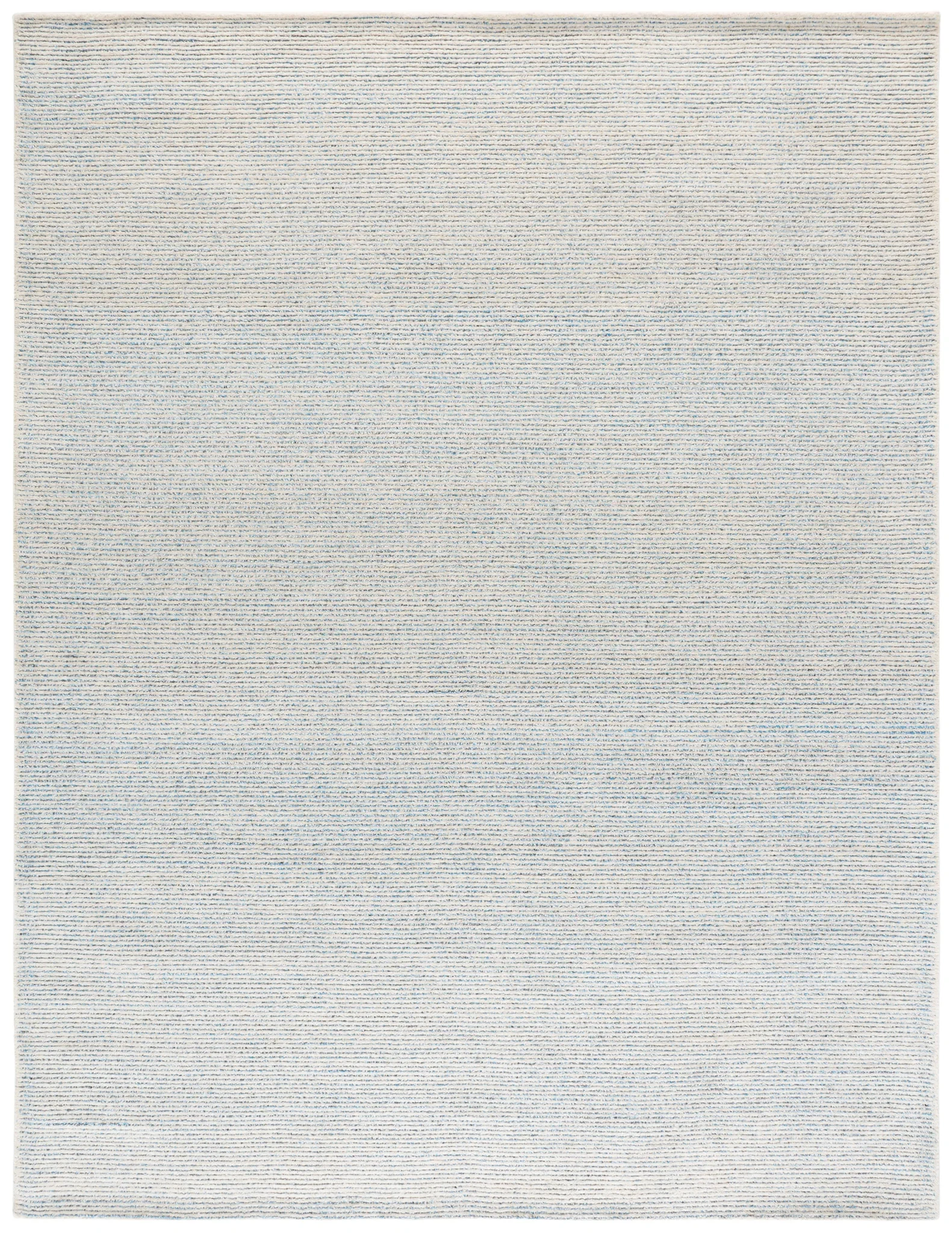 Abstract Linear Hand-Tufted Rug in Blue / Gray