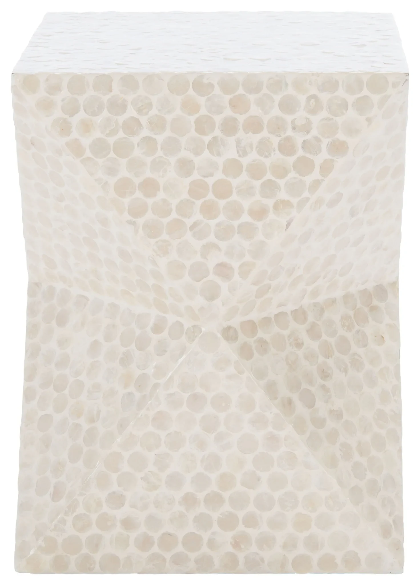 Milan Accent Table in White