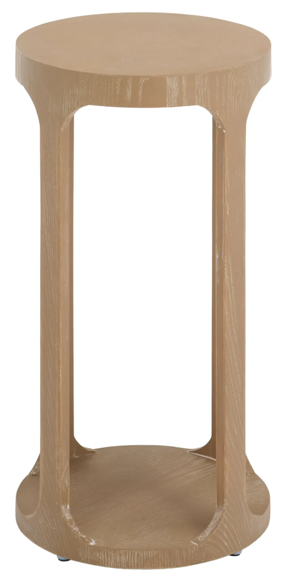 Radix Tall Accent Table in Bleached White